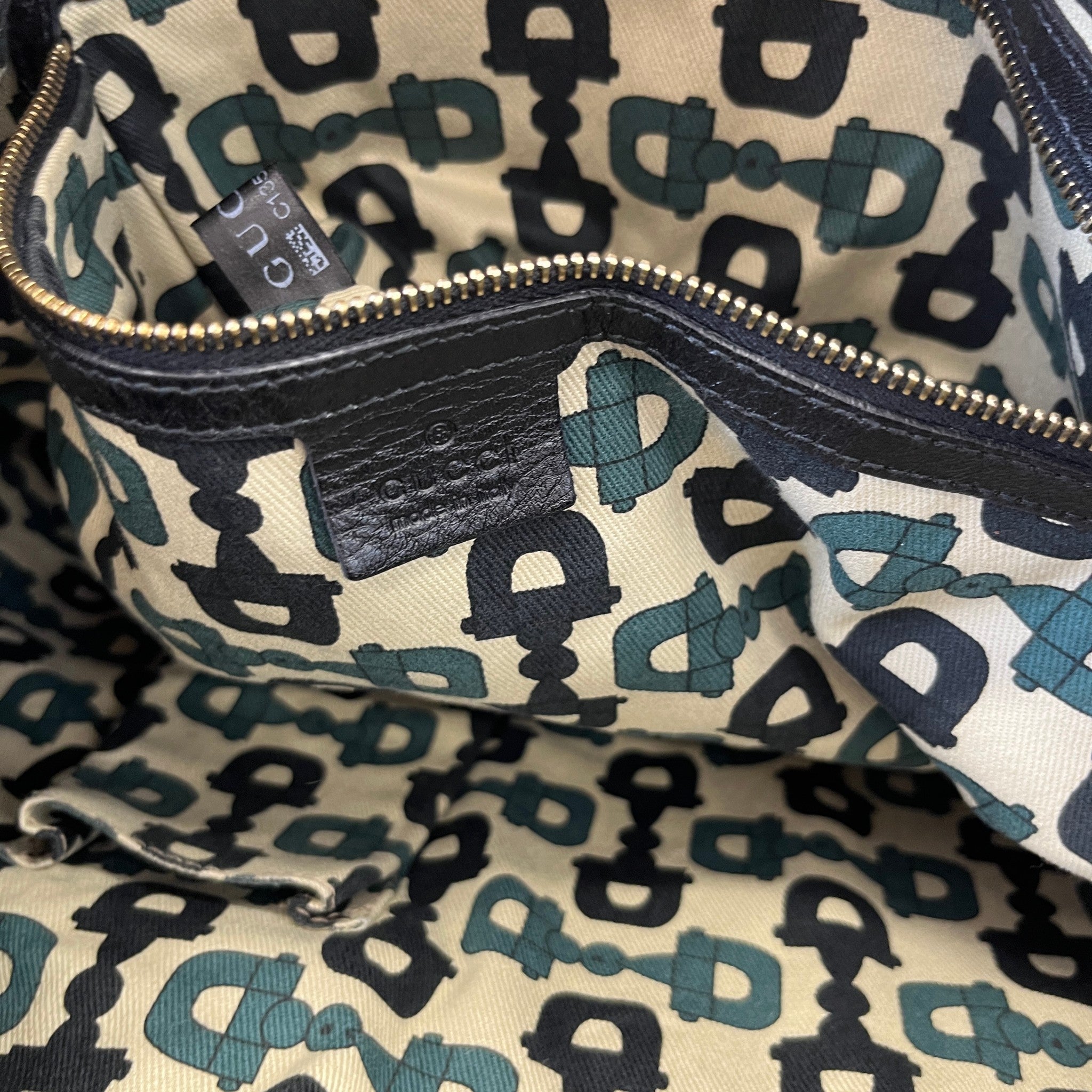 Women's Gg Signature Signoria Large Bag Black