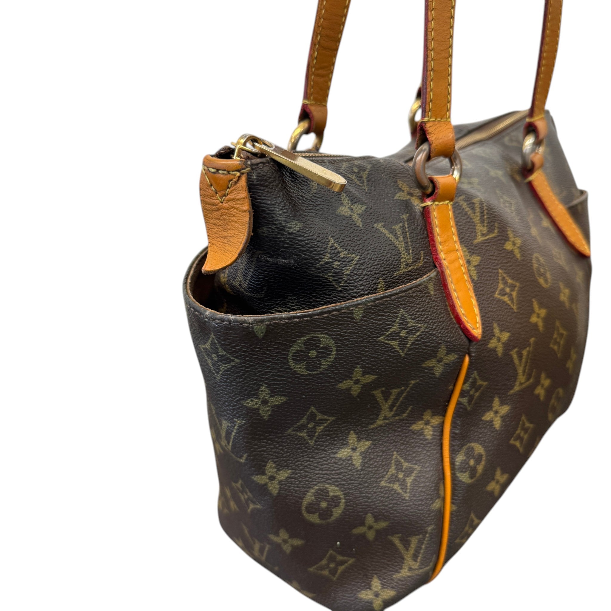 Women's Monogram Canvas Totally Pm Bag Brown