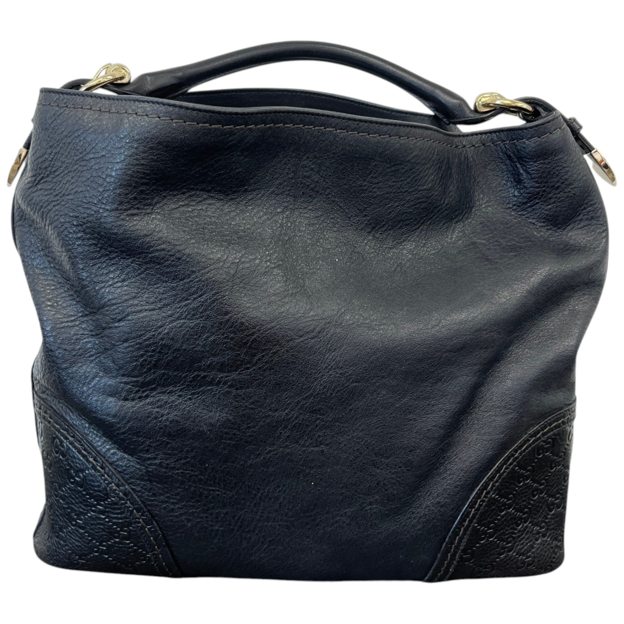 Women's Gg Signature Signoria Large Bag Black