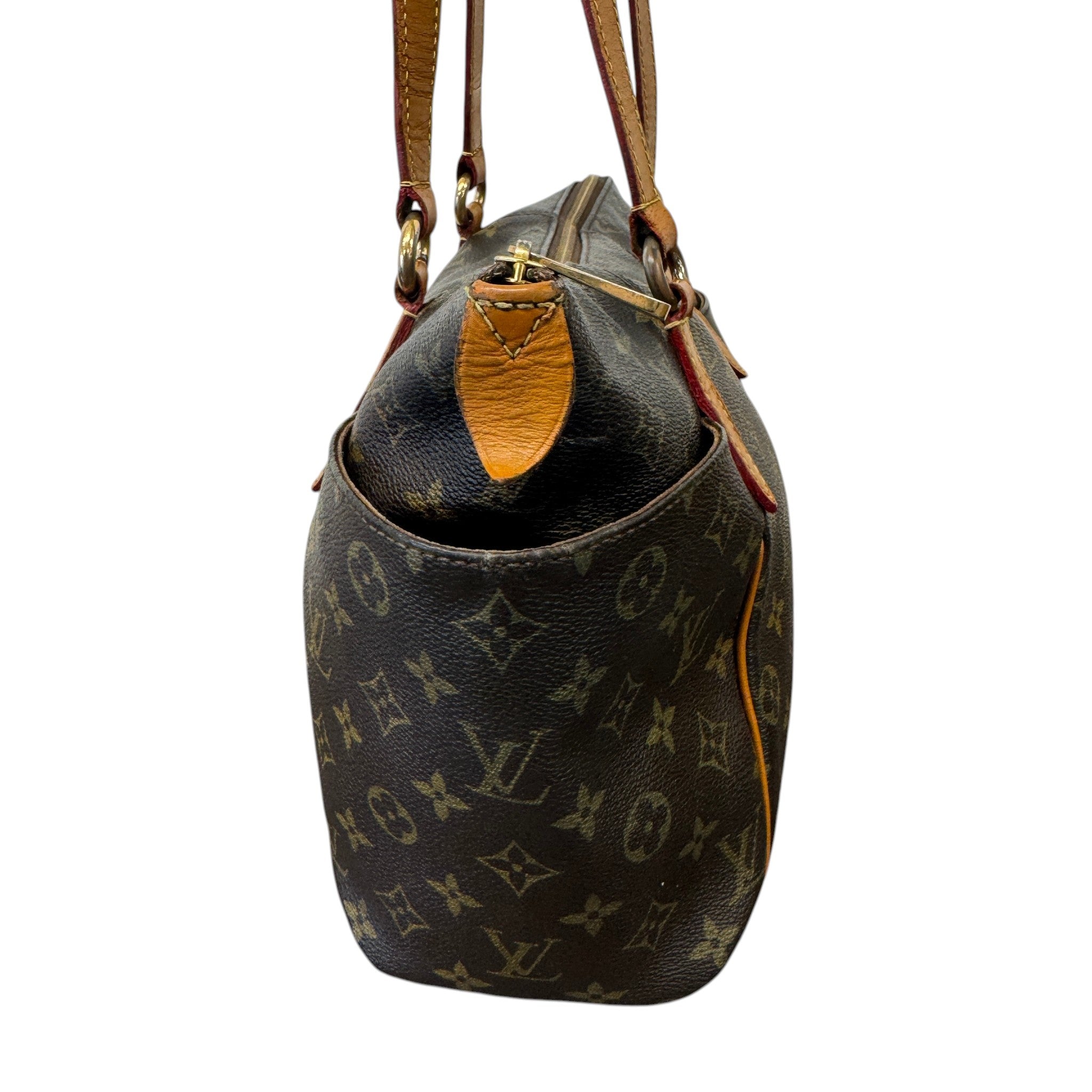 Women's Monogram Canvas Totally Pm Bag Brown