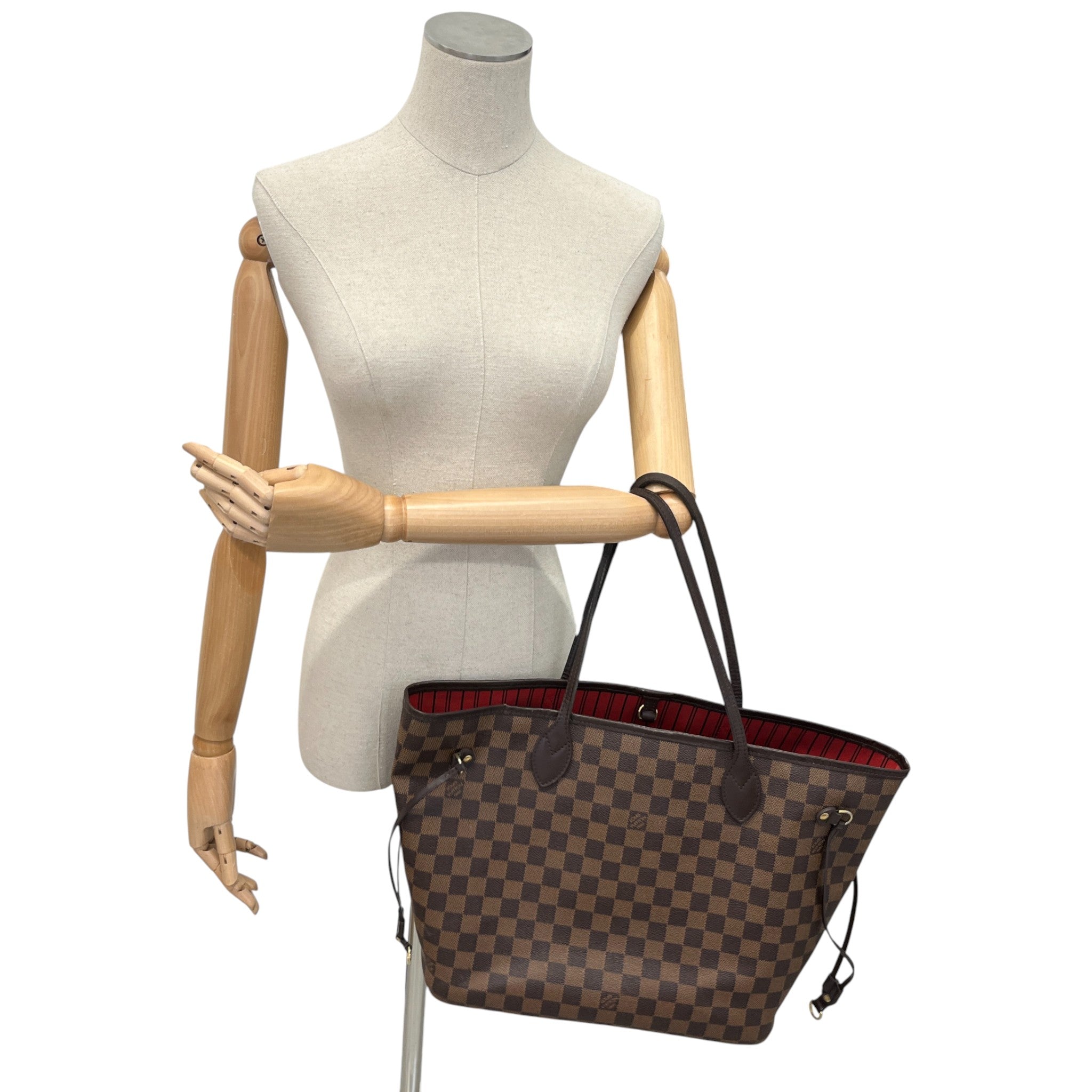 Women's Neverfull Mm Tote Bag Brown