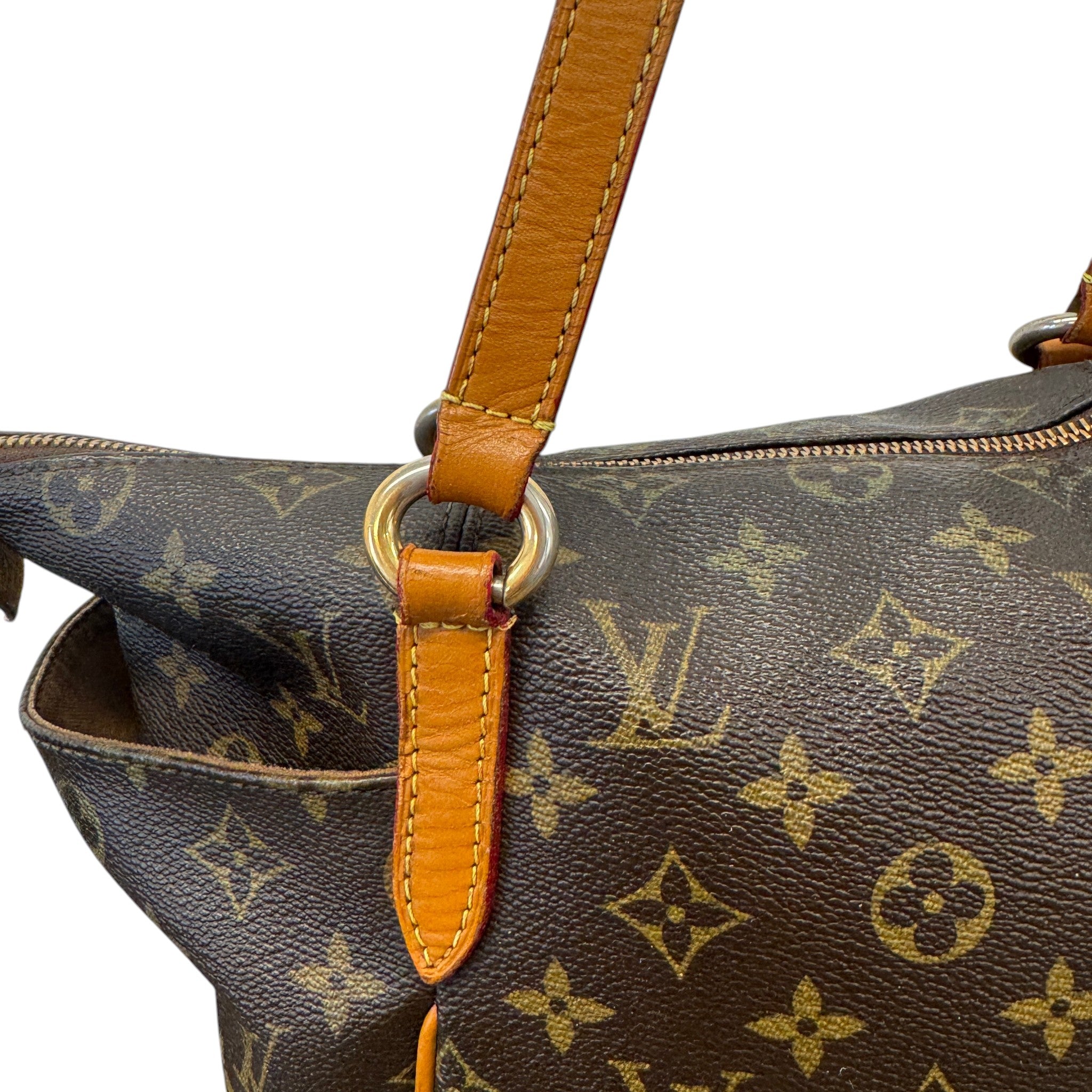 Women's Monogram Canvas Totally Pm Bag Brown