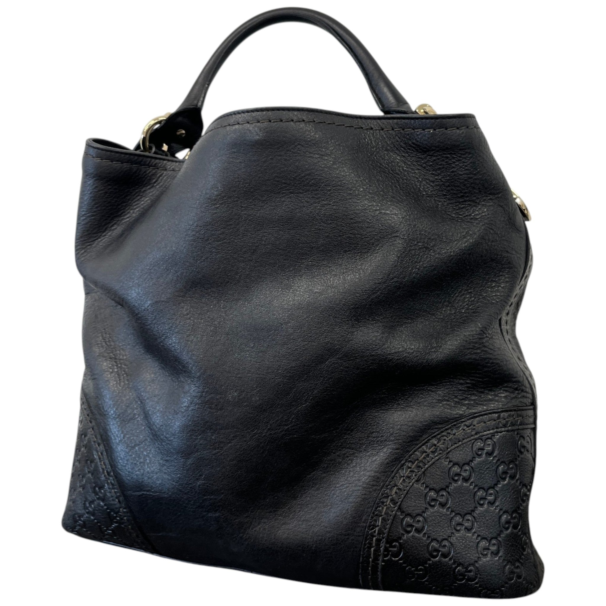 Women's Gg Signature Signoria Large Bag Black