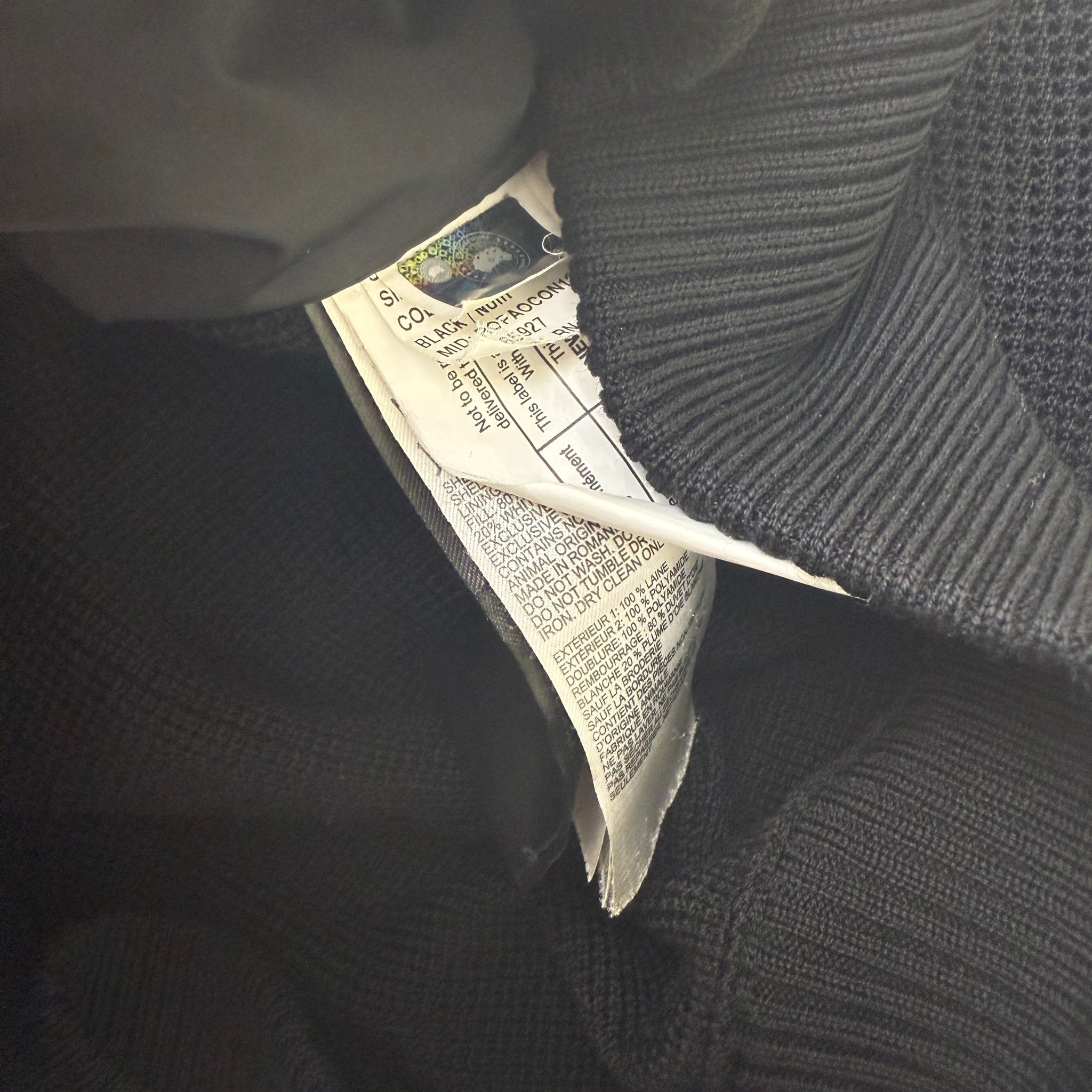 Men's Hybridge Jacket Black Size XL