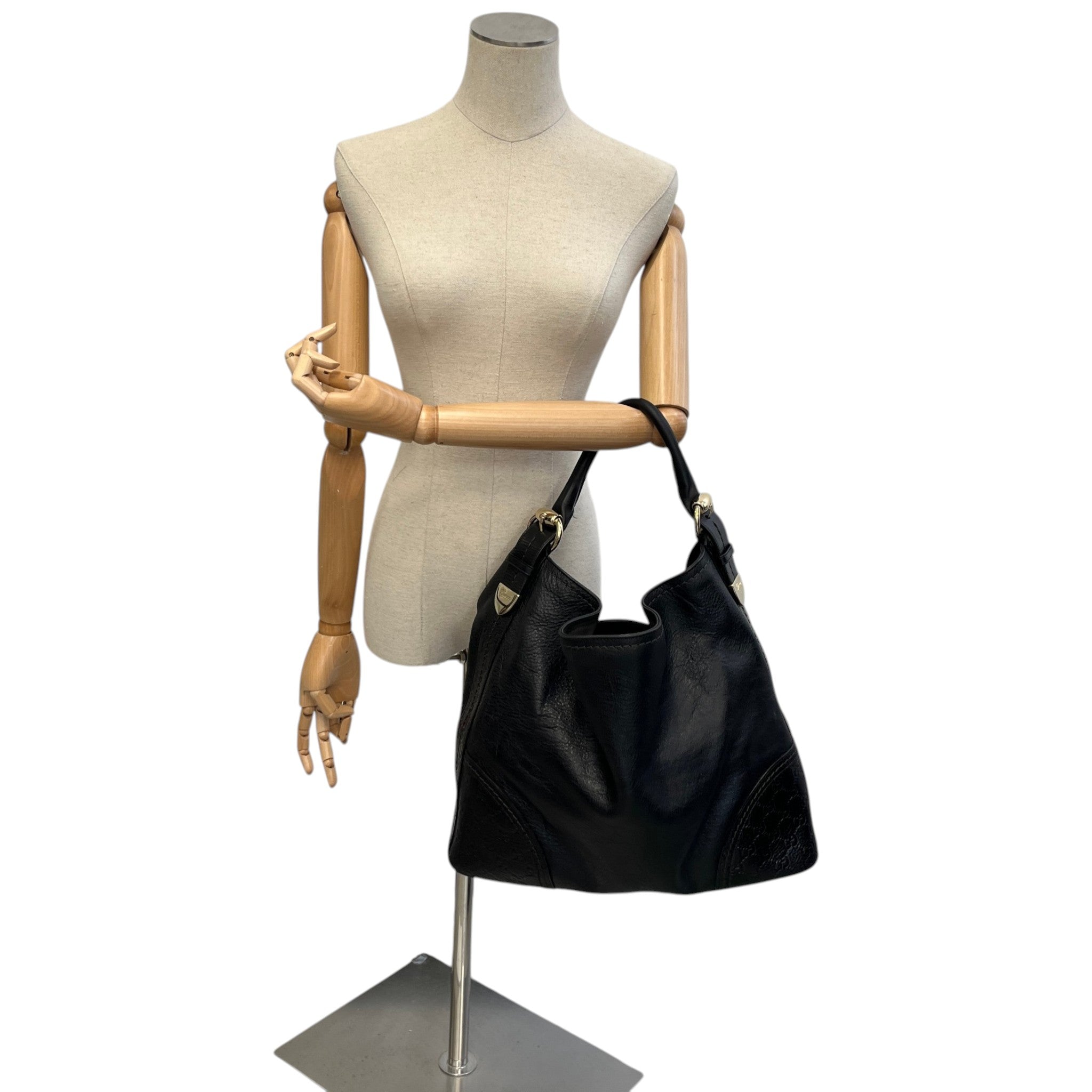 Women's Gg Signature Signoria Large Bag Black