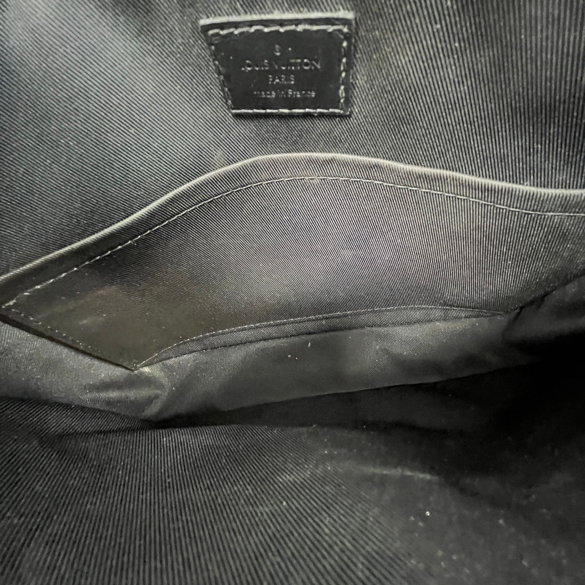 Men's Monogram Eclipse Trio Messenger Bag Grey