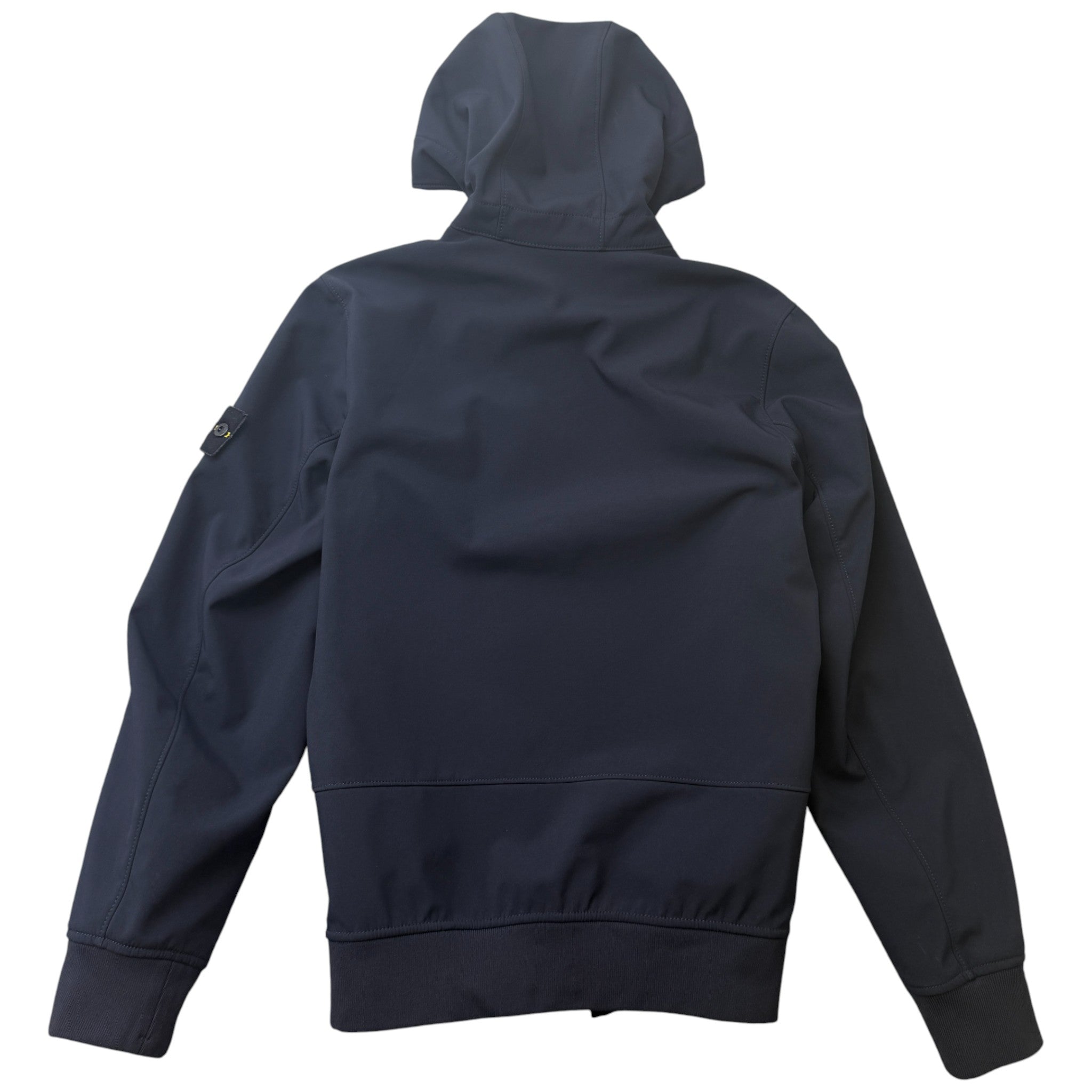 Men's Applique Logo Soft Shell R Jacket Navy Size M