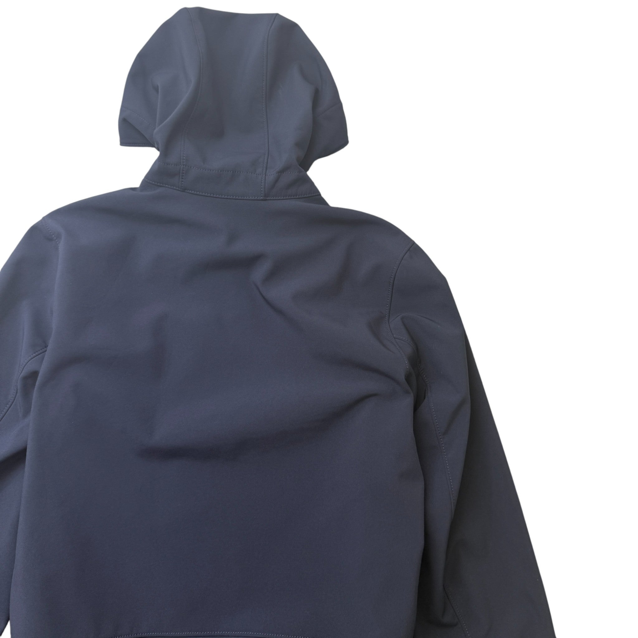 Men's Applique Logo Soft Shell R Jacket Navy Size M