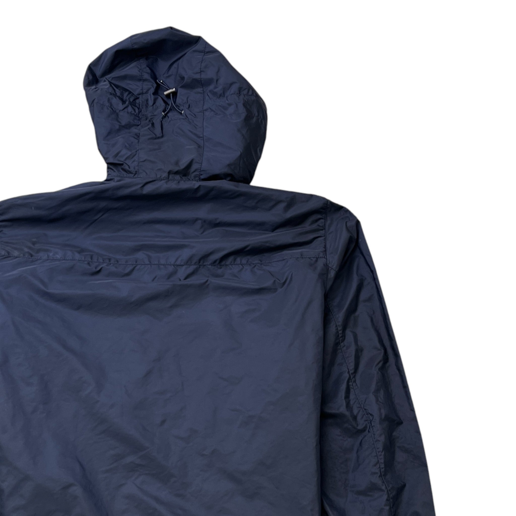 Men's Plaque Logo Windbreaker Black Size IT 50 / L