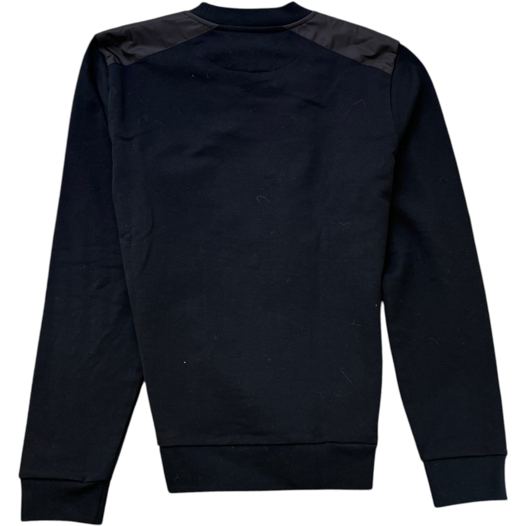 Men's Triangle Logo Nylon Sweatshirt Black Size S