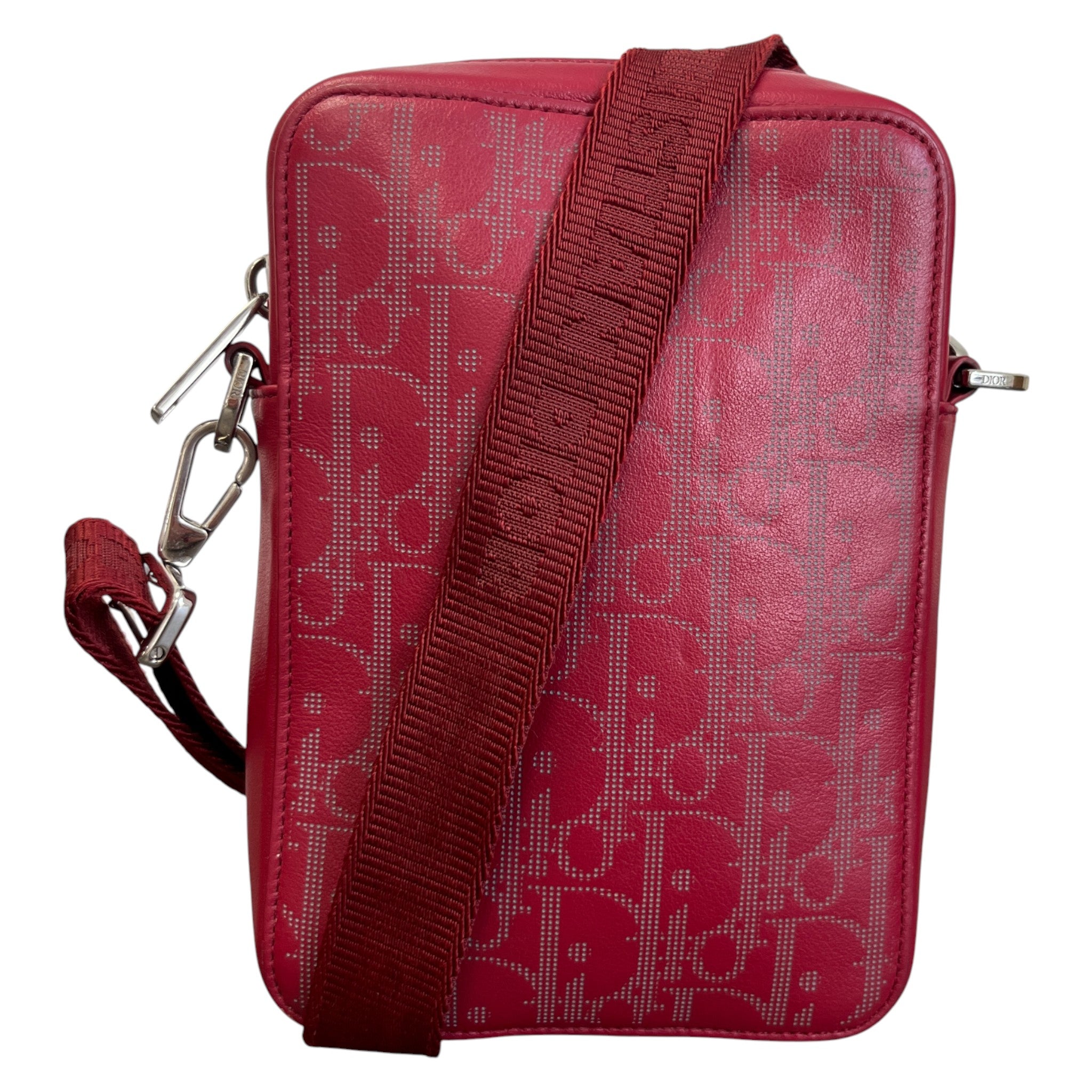 Men's Oblique World Tour Messenger Bag Red