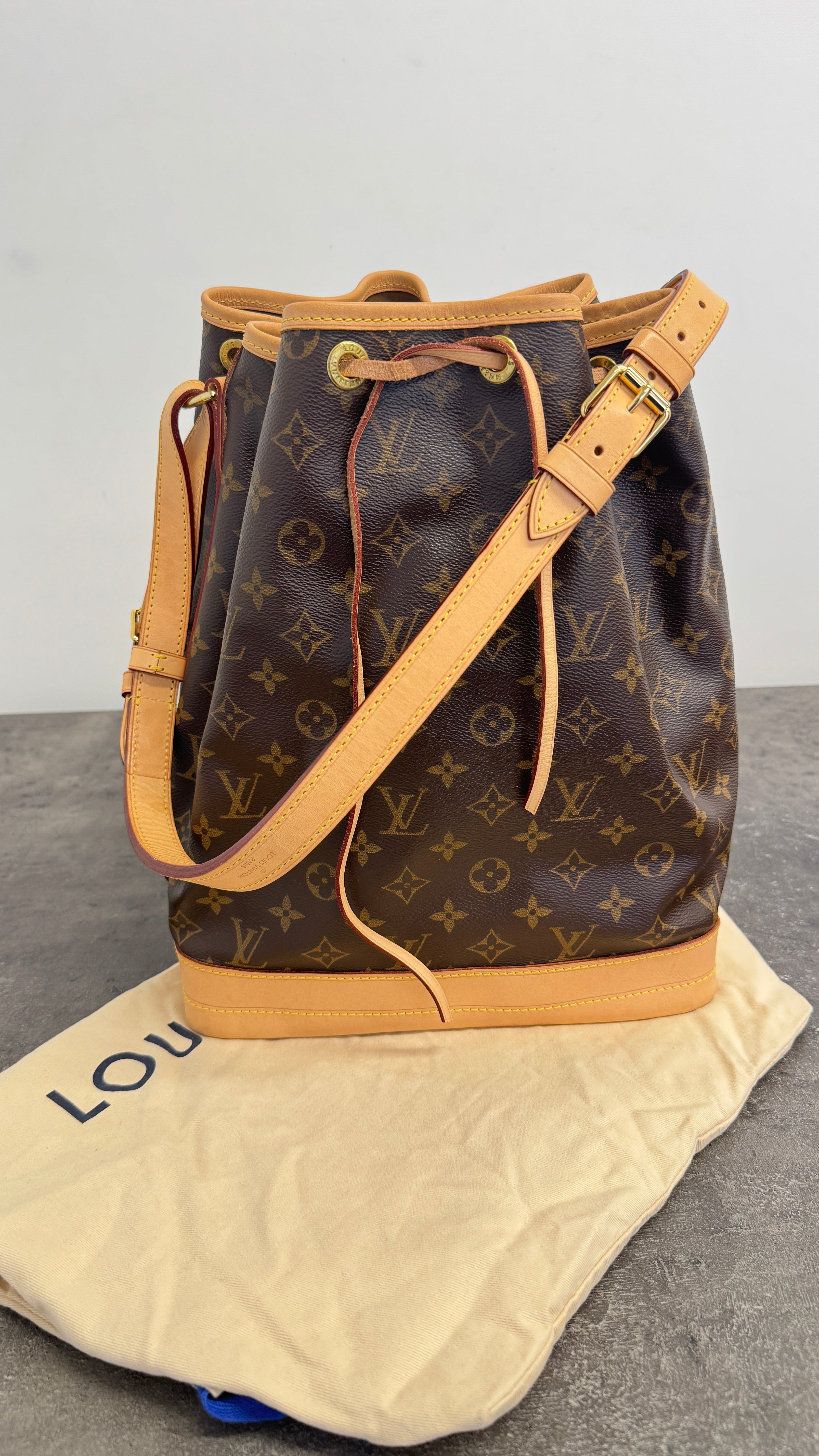 Women's Monogram Petit Noé Bucket Bag Brown