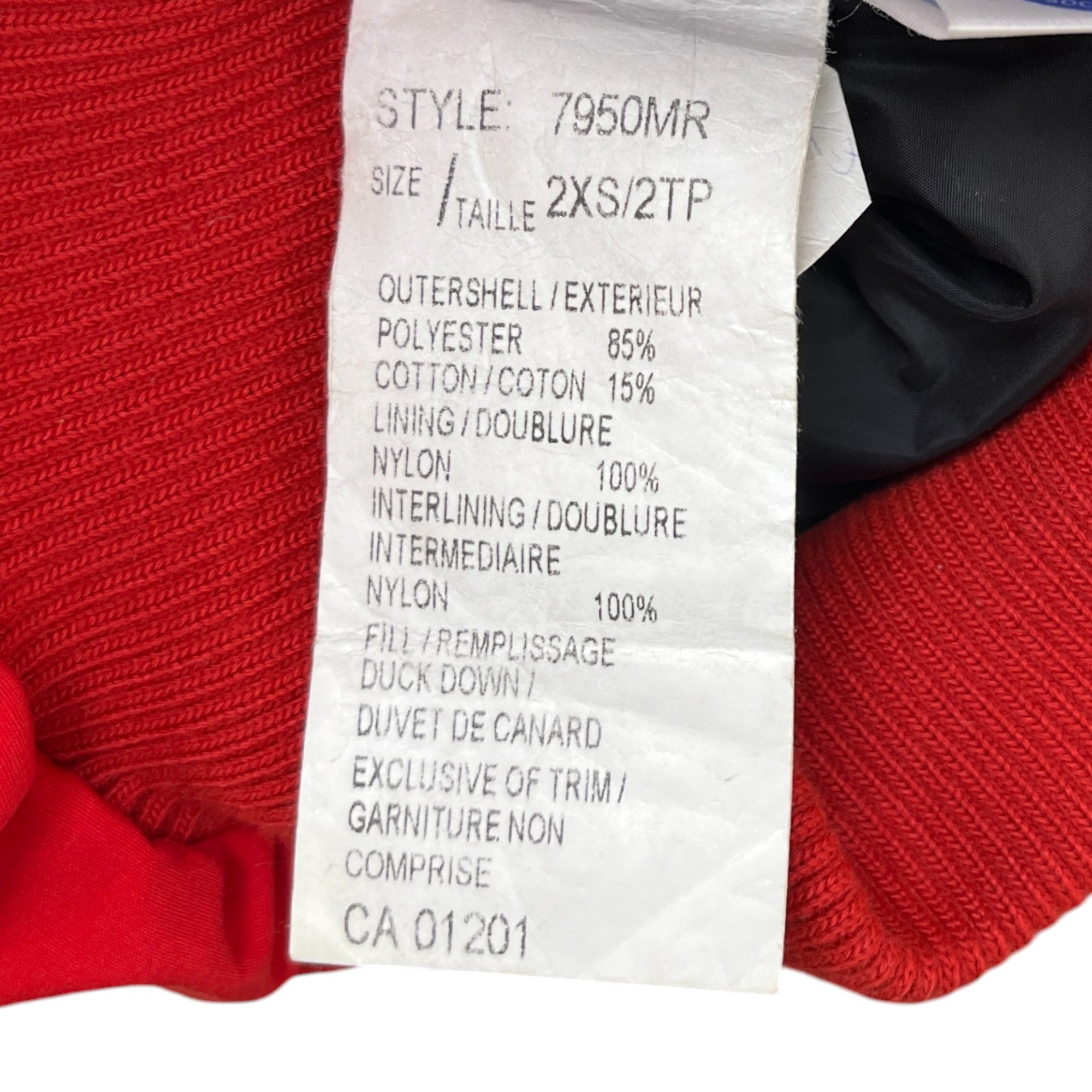 Women's Chilliwack Bomber Down Jacket Red Size XXS