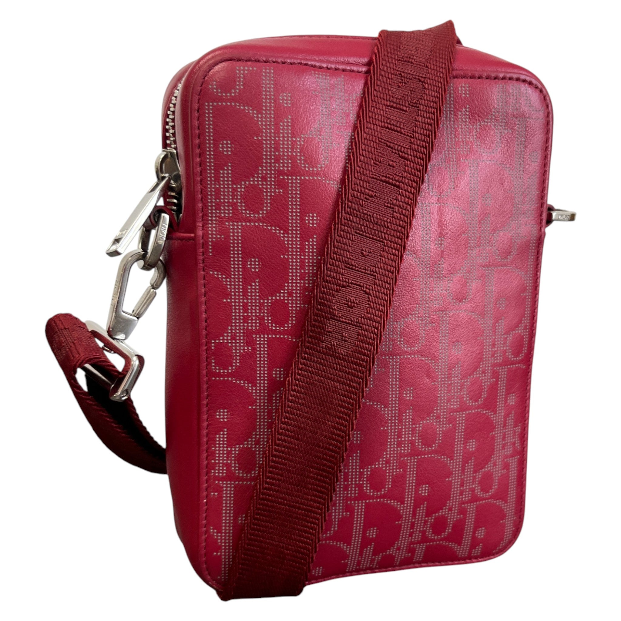 Men's Oblique World Tour Messenger Bag Red