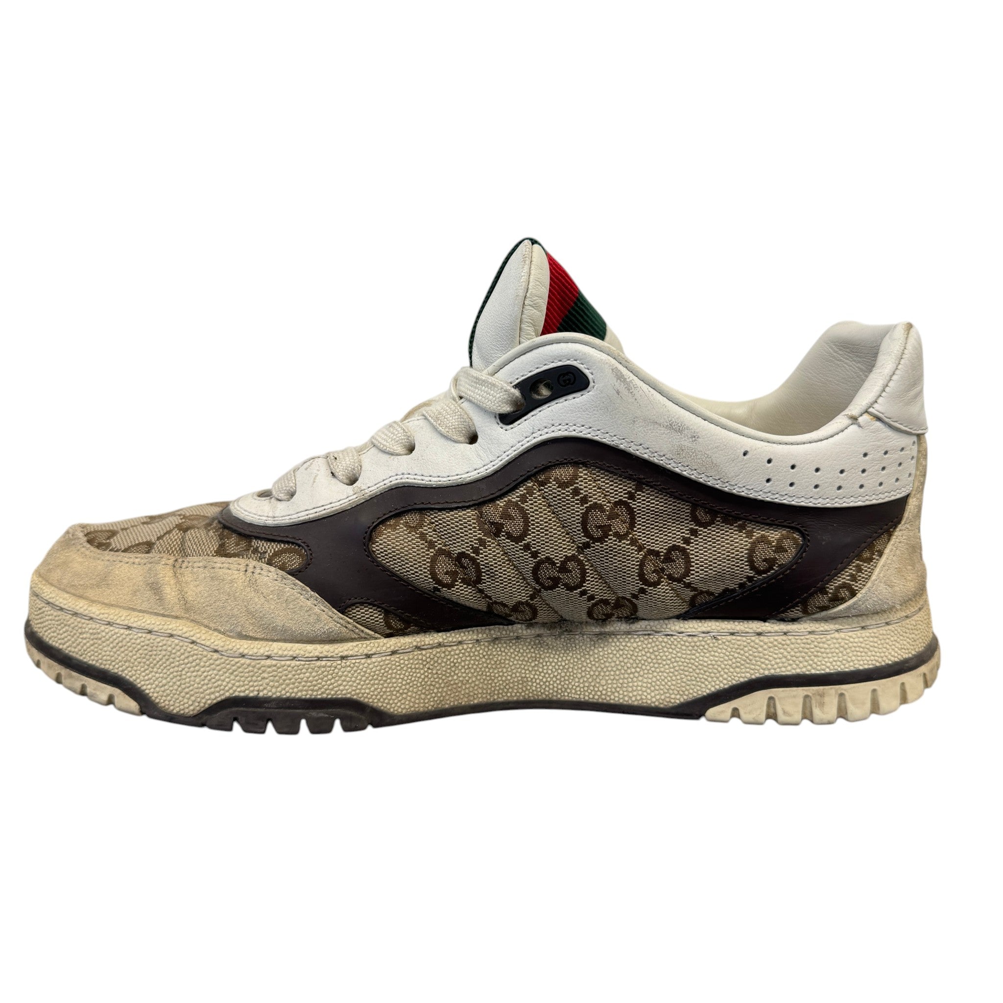 Men's Re-Web Gg Supreme Low Trainers White Size EU 42 / UK 8