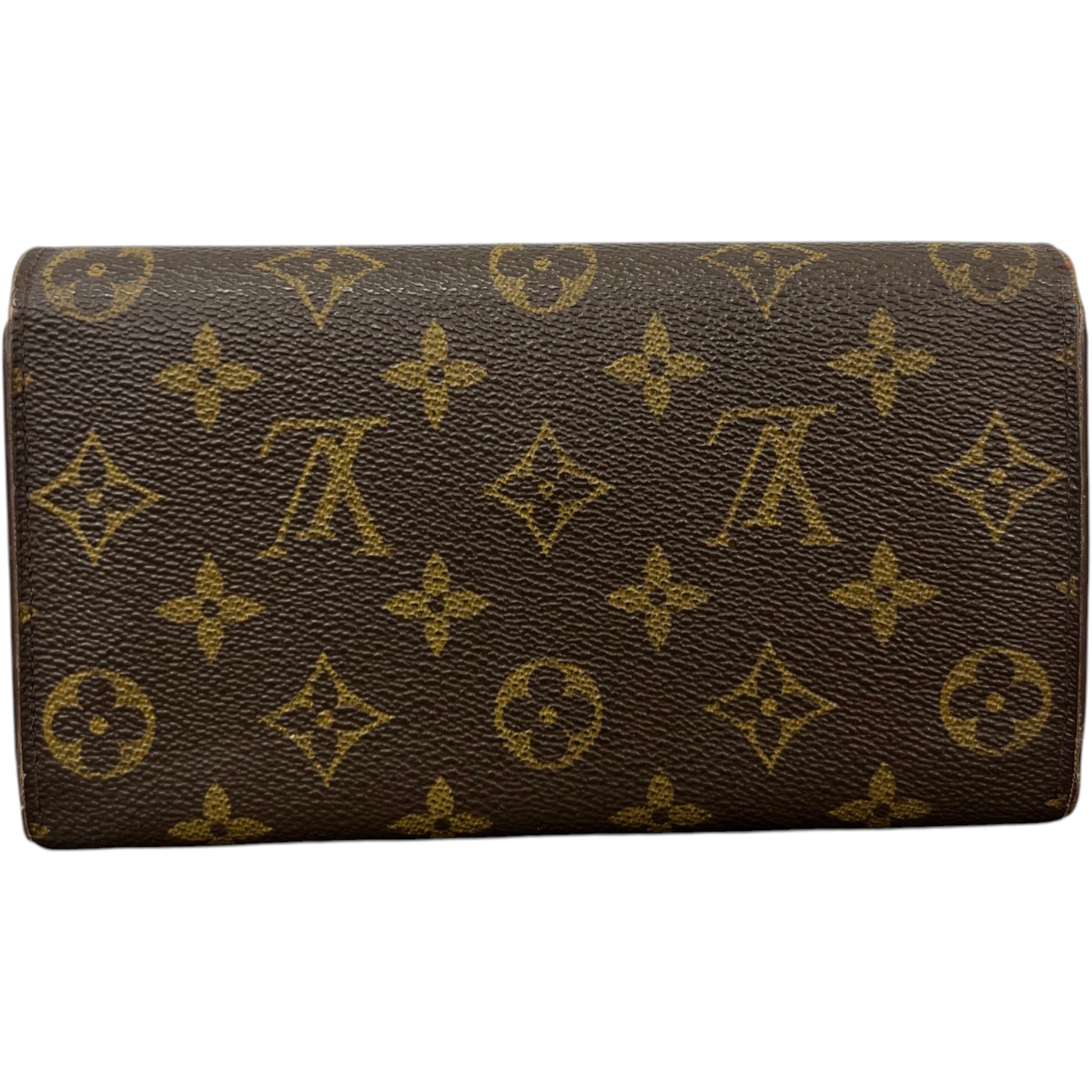 Women's Sarah Monogram Canvas Wallet Brown