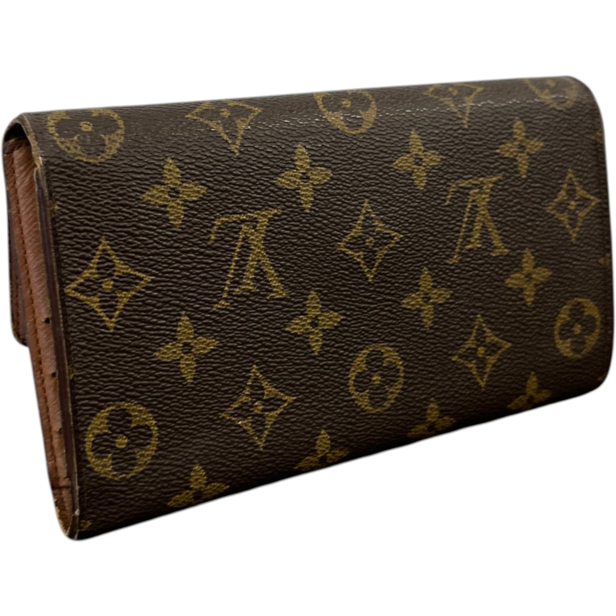 Women's Sarah Monogram Canvas Wallet Brown