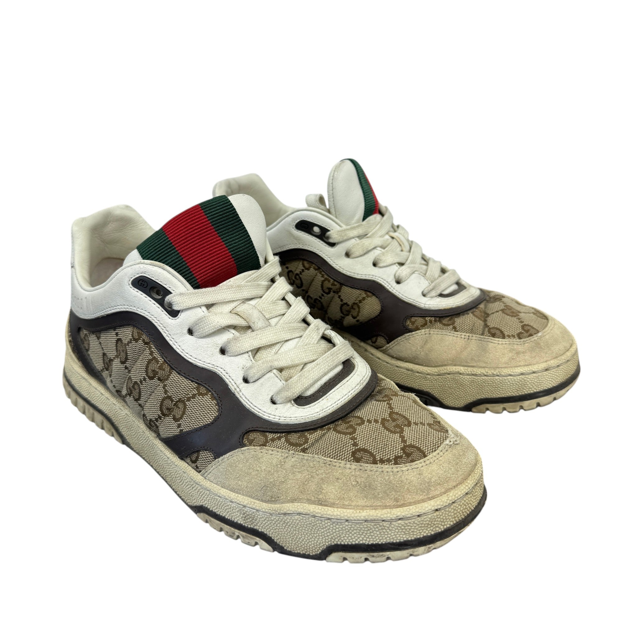 Men's Re-Web Gg Supreme Low Trainers White Size EU 42 / UK 8