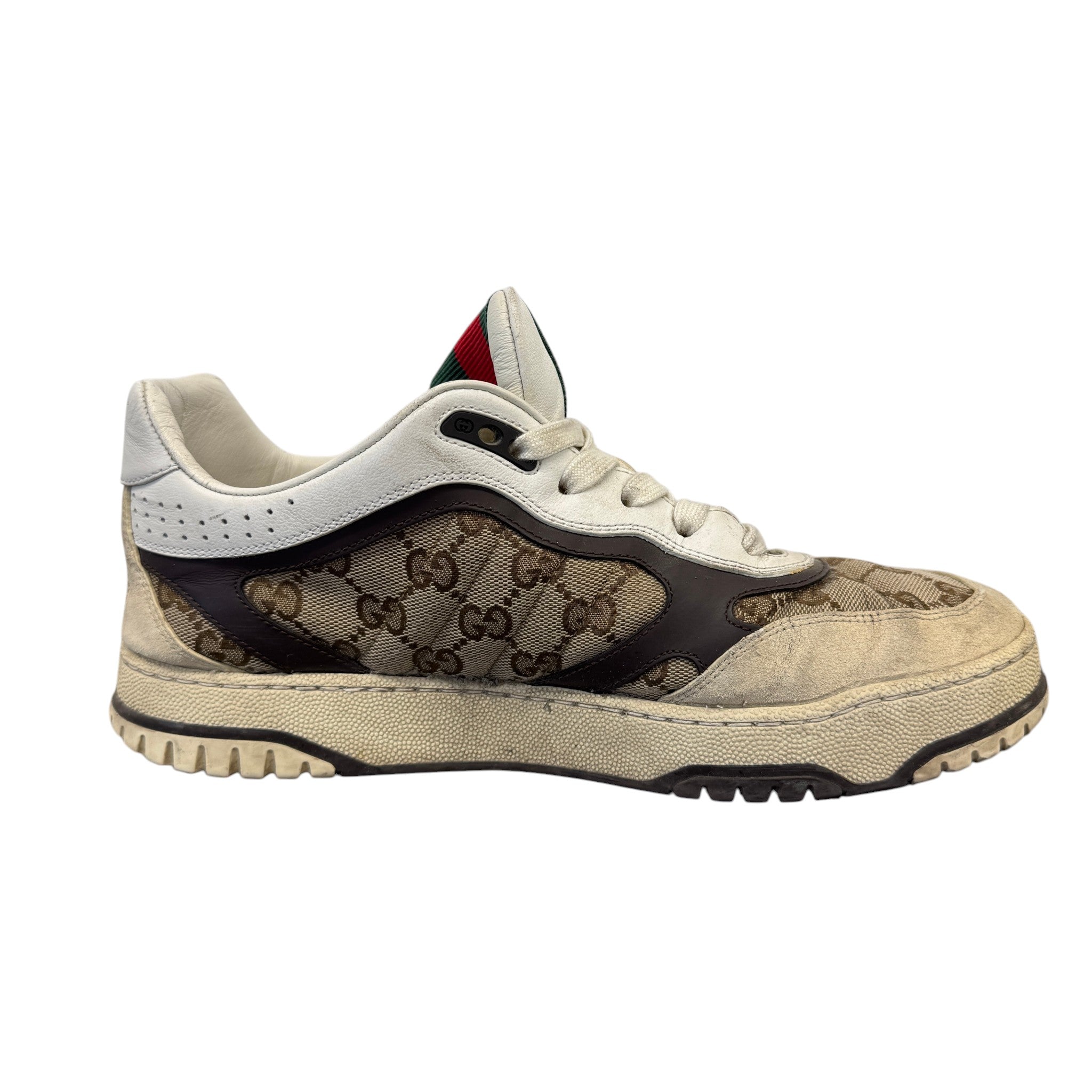 Men's Re-Web Gg Supreme Low Trainers White Size EU 42 / UK 8