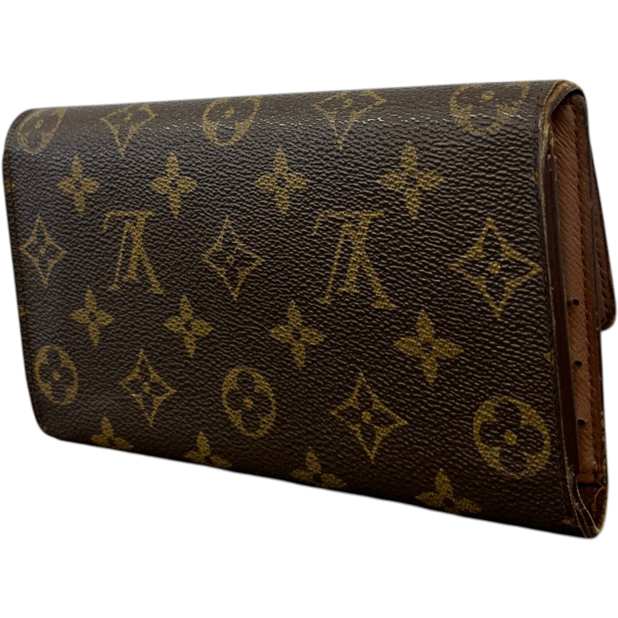 Women's Sarah Monogram Canvas Wallet Brown