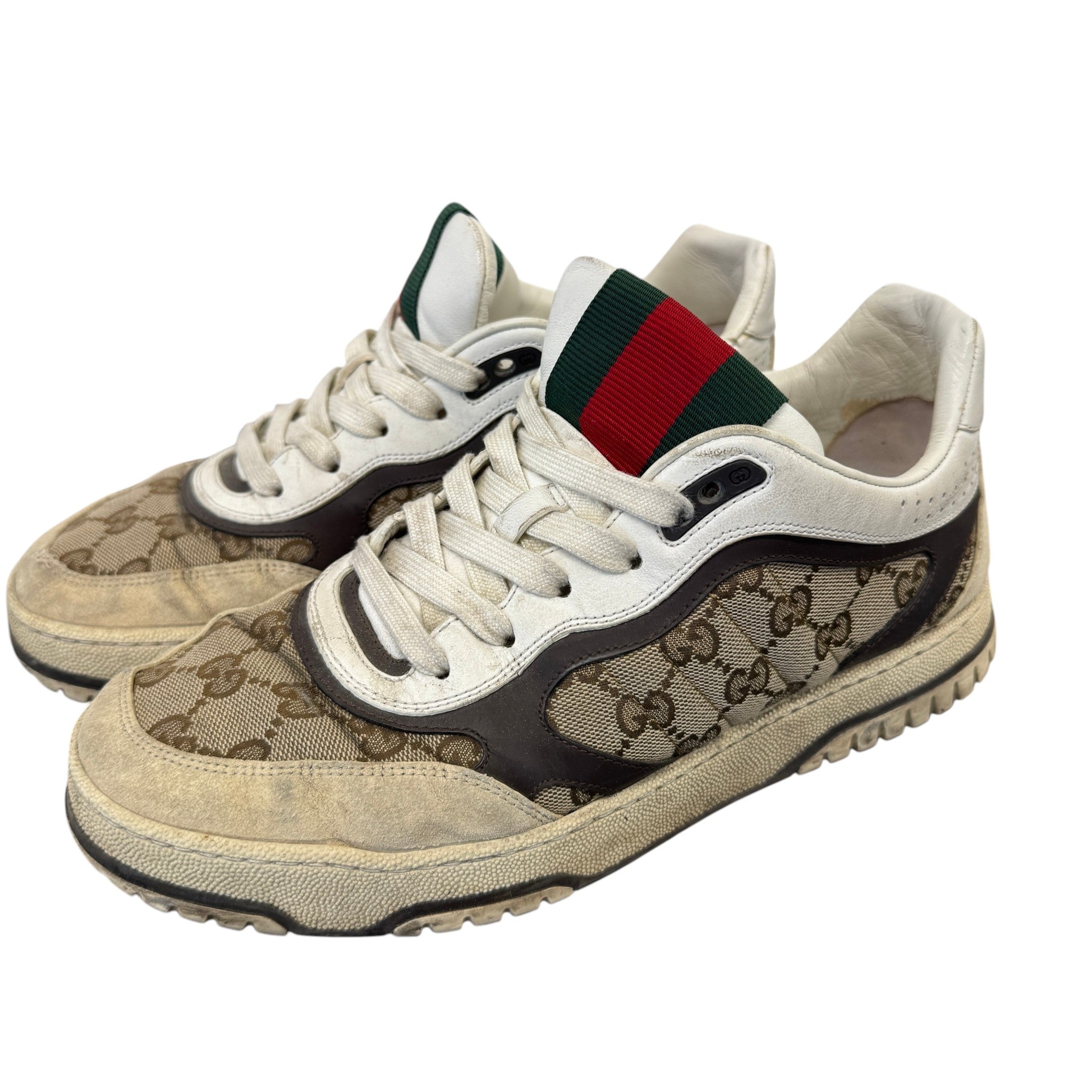 Men's Re-Web Gg Supreme Low Trainers White Size EU 42 / UK 8