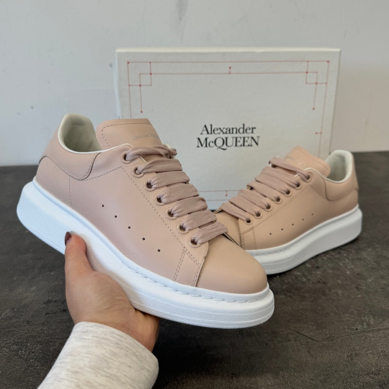 Women's Oversized Low Trainers Pink Size EU 39 / UK 6