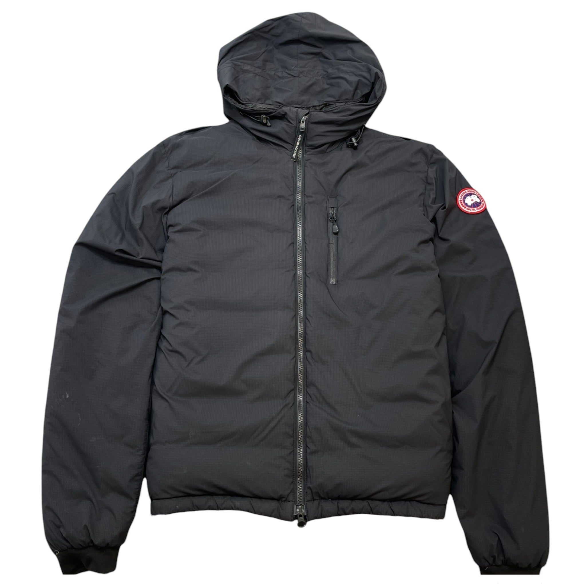 Men's Lodge Hoody Down Jacket Black Size L