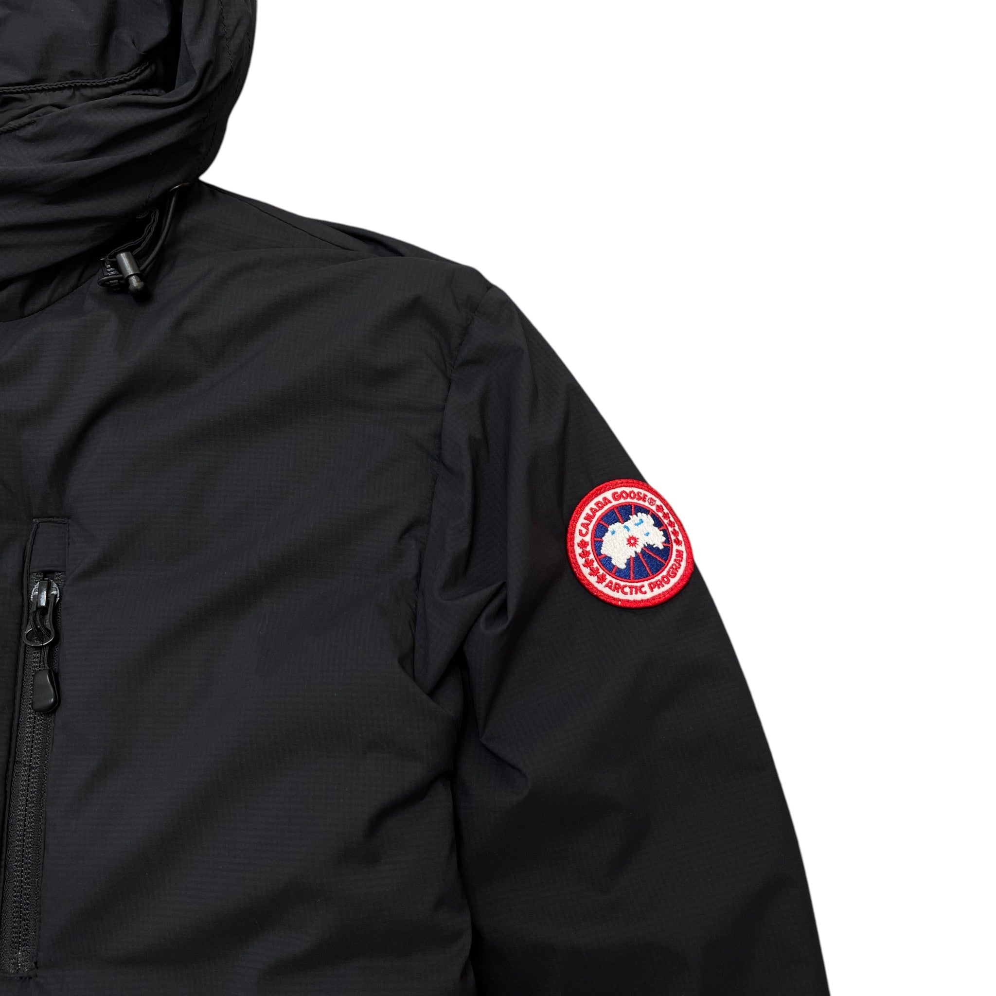 Men's Lodge Hoody Down Jacket Black Size L