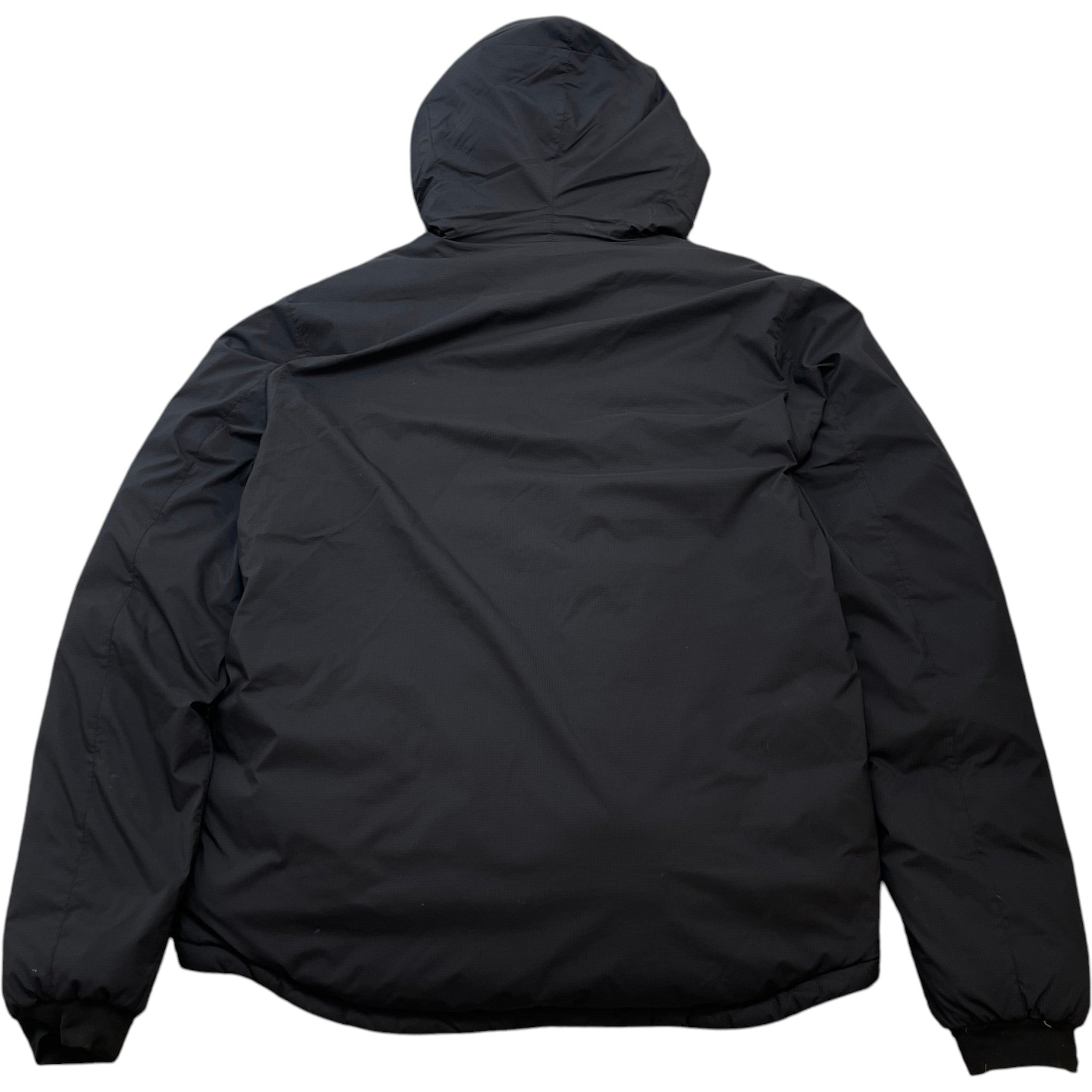 Men's Lodge Hoody Down Jacket Black Size L