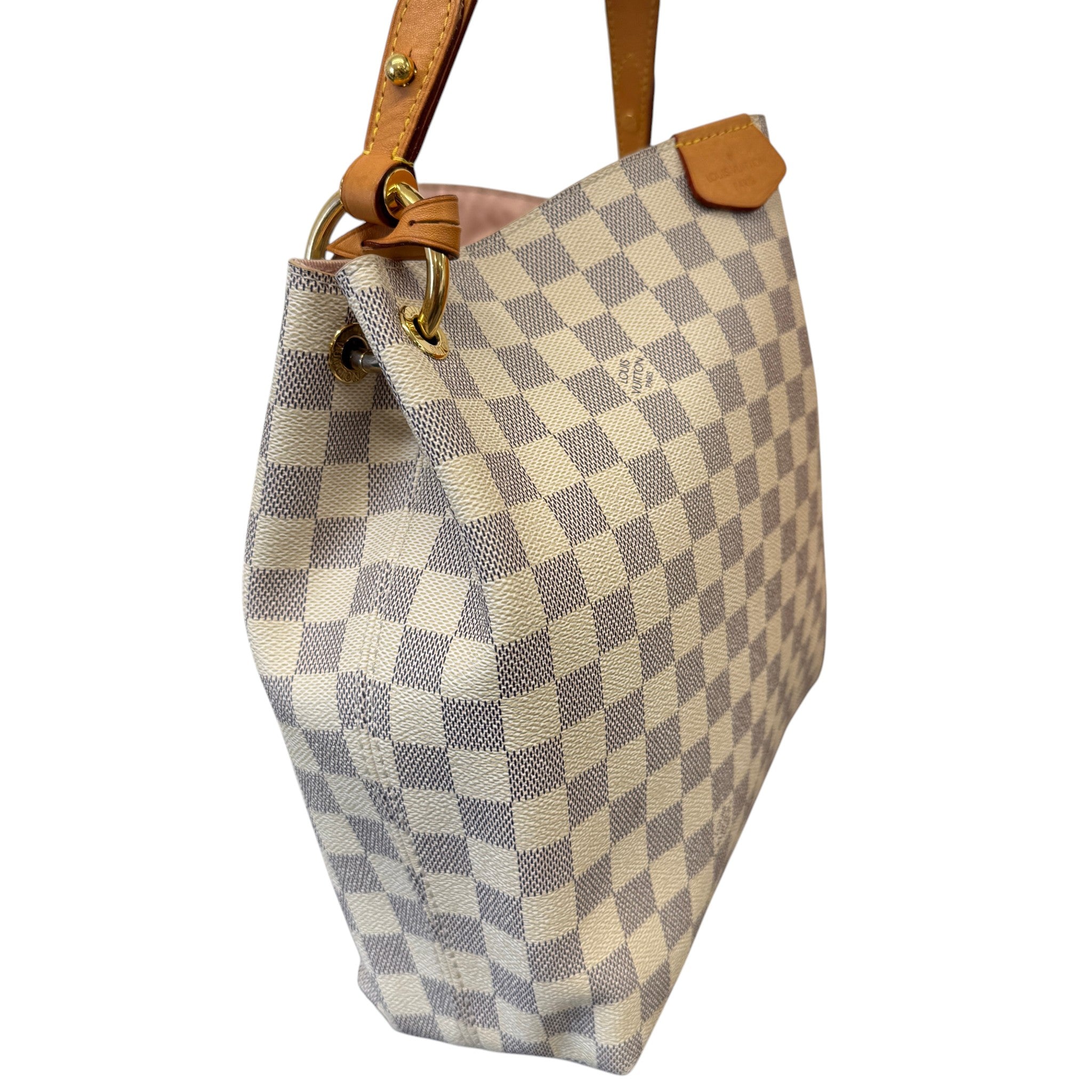 Women's Damier Azur Graceful Pm Handbag White