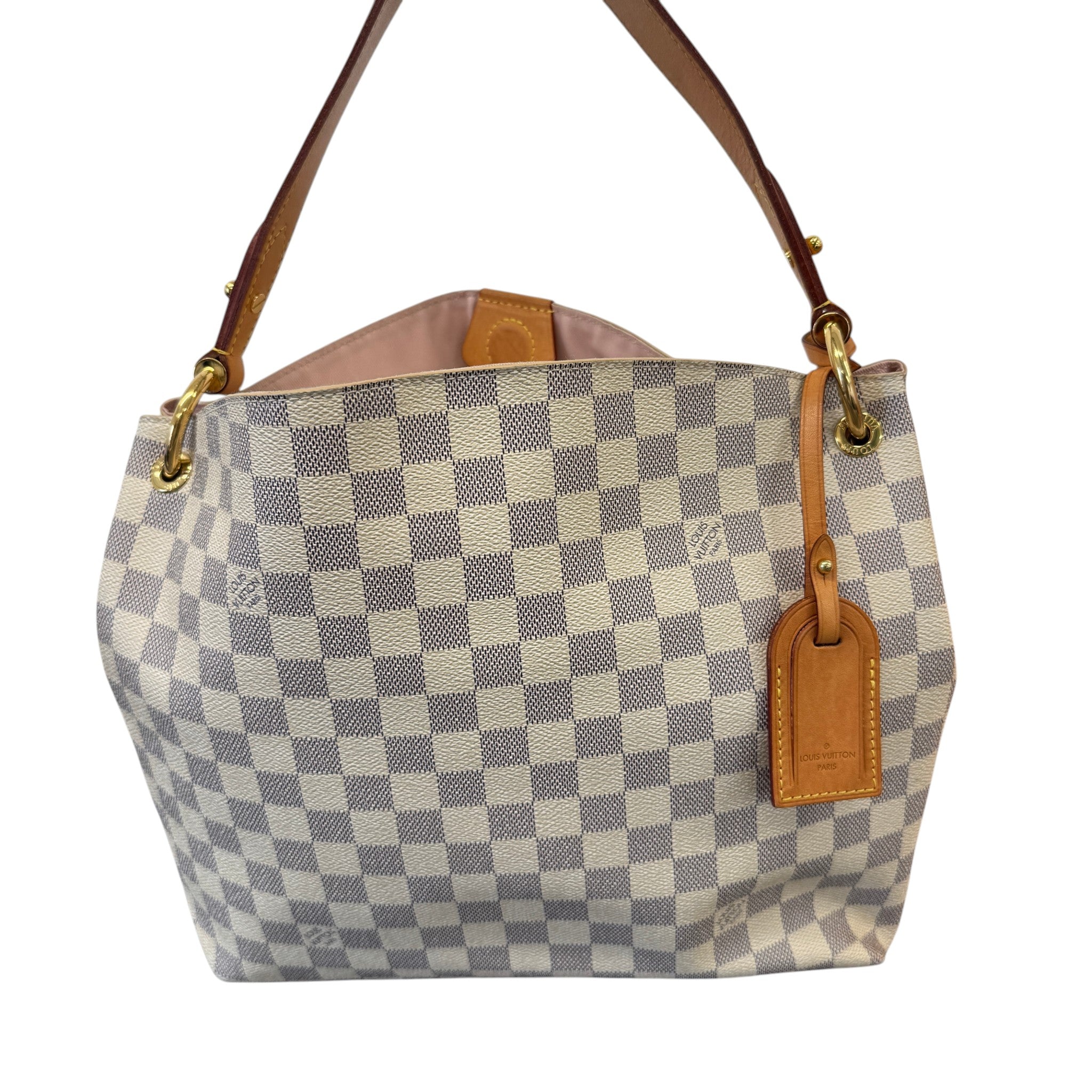 Women's Damier Azur Graceful Pm Handbag White