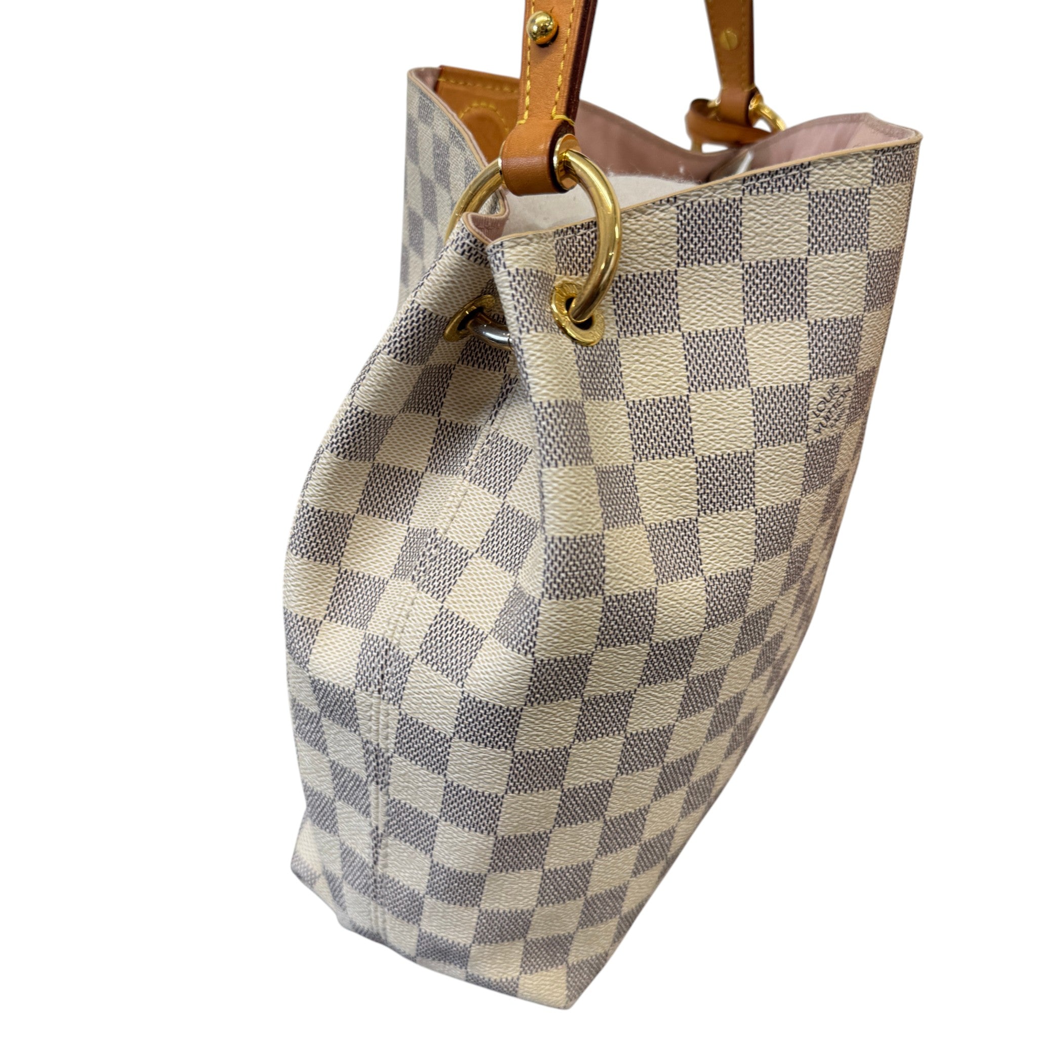 Women's Damier Azur Graceful Pm Handbag White