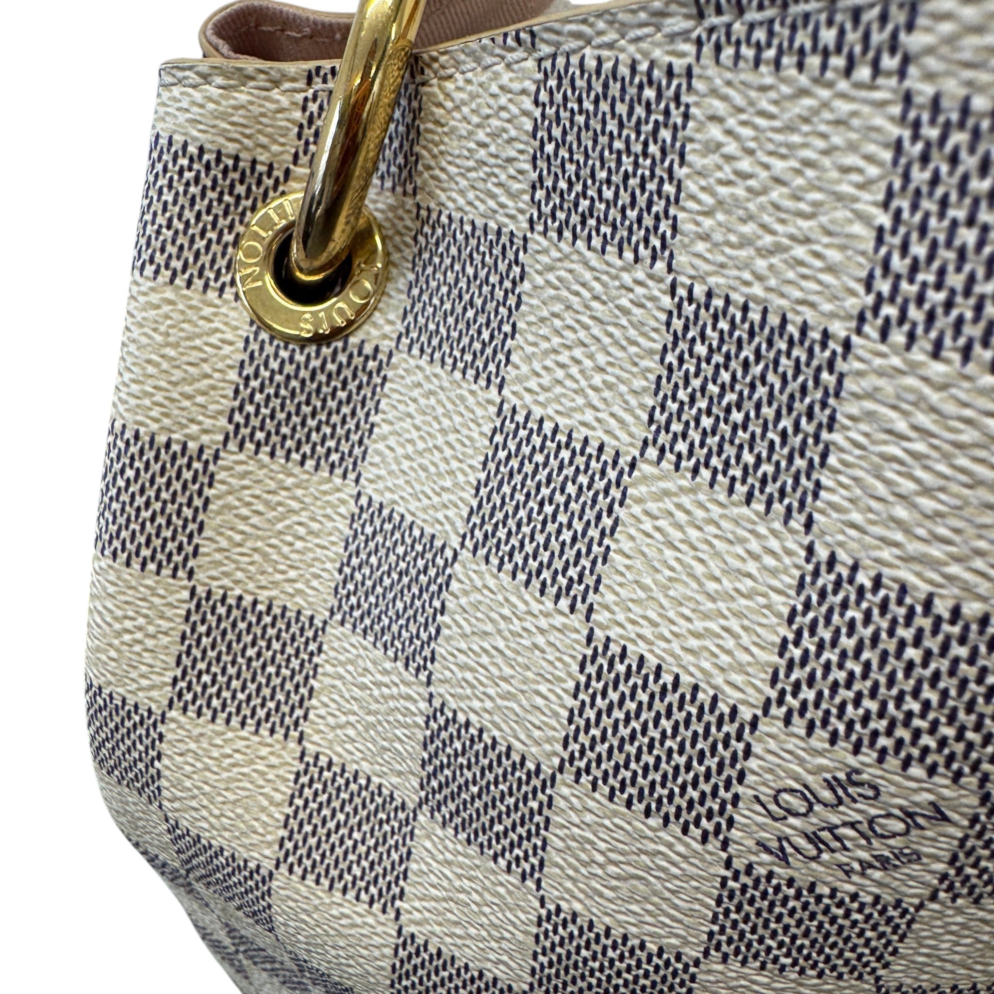 Women's Damier Azur Graceful Pm Handbag White