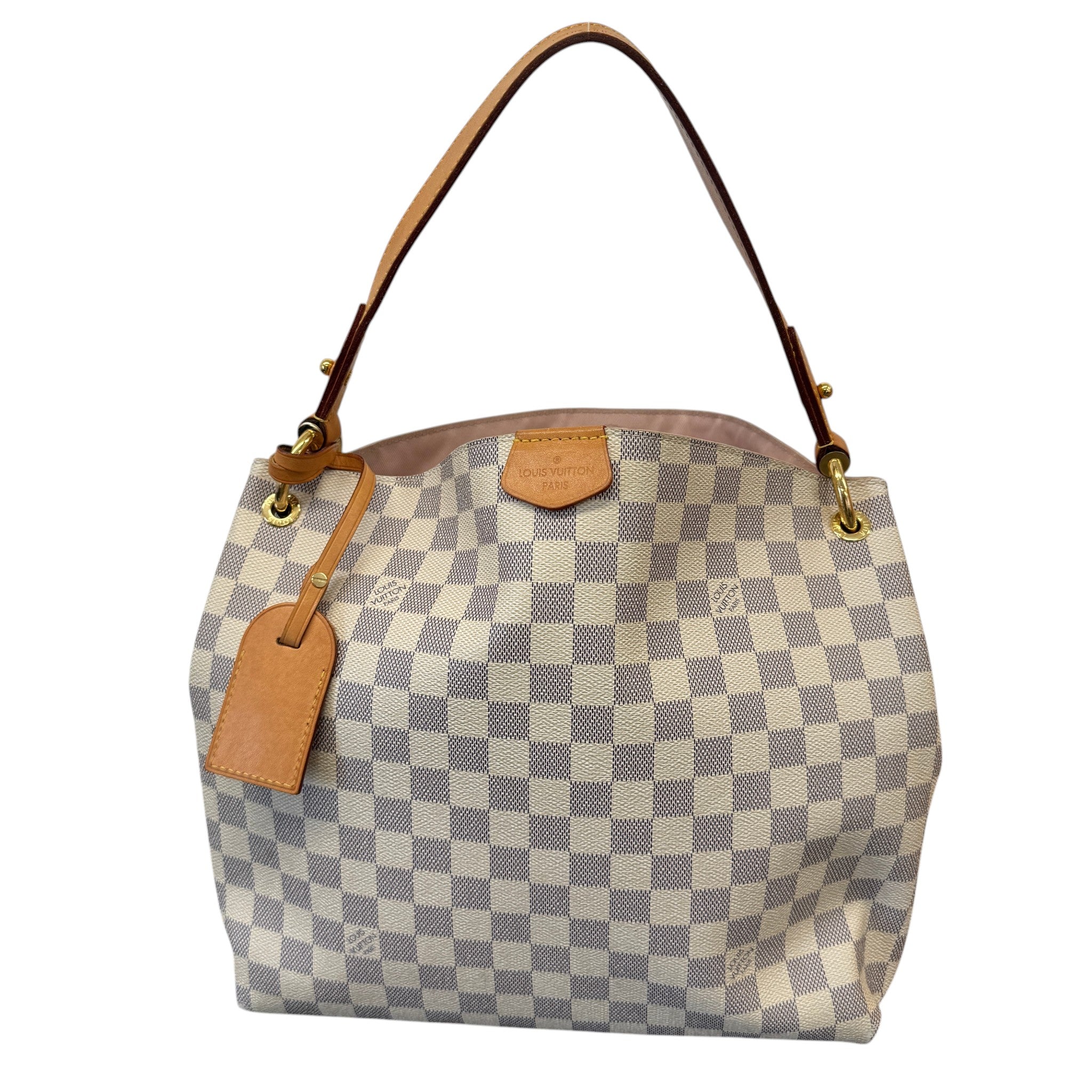 Women's Damier Azur Graceful Pm Handbag White