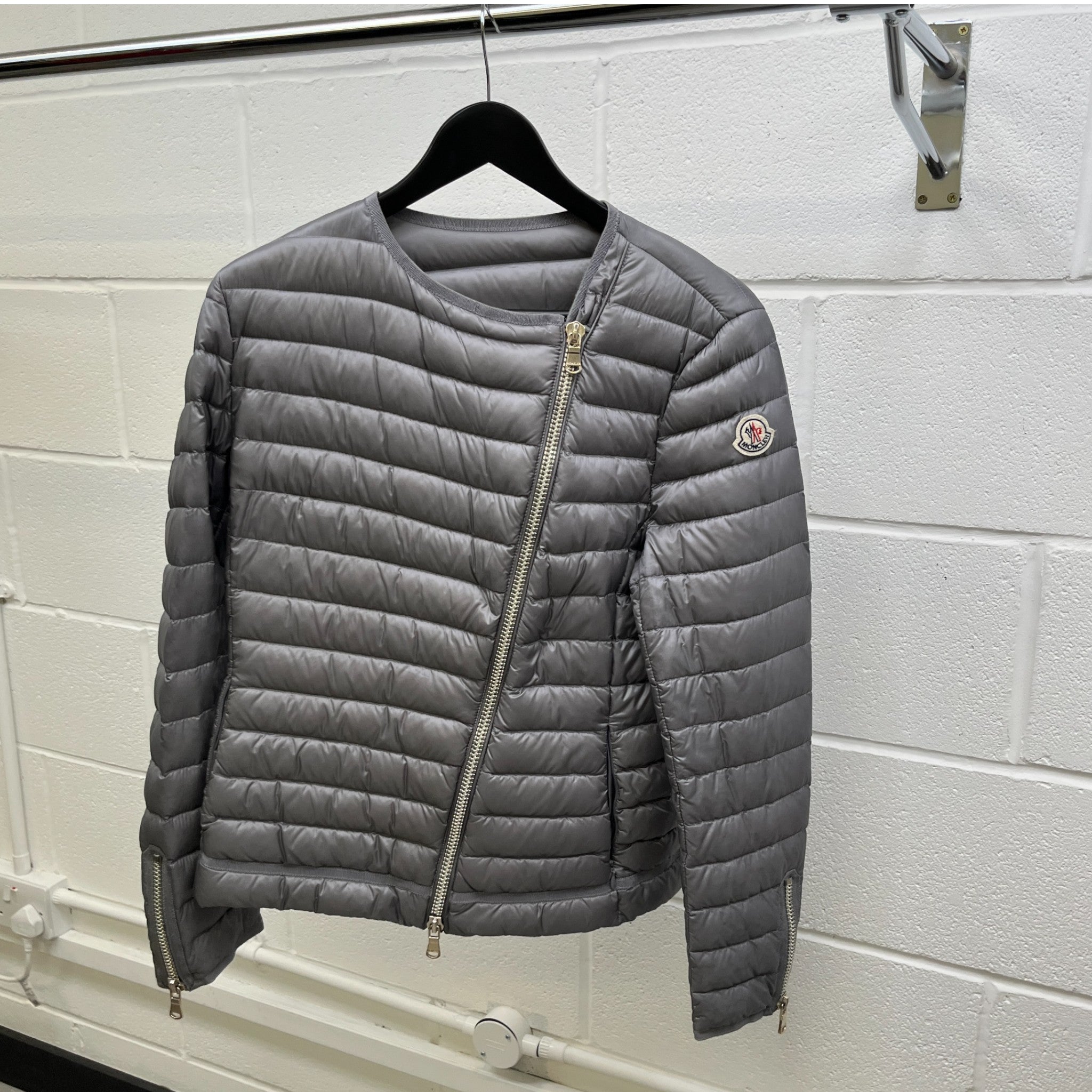 Women's Amey Down Jacket Grey Size 4 / UK 16
