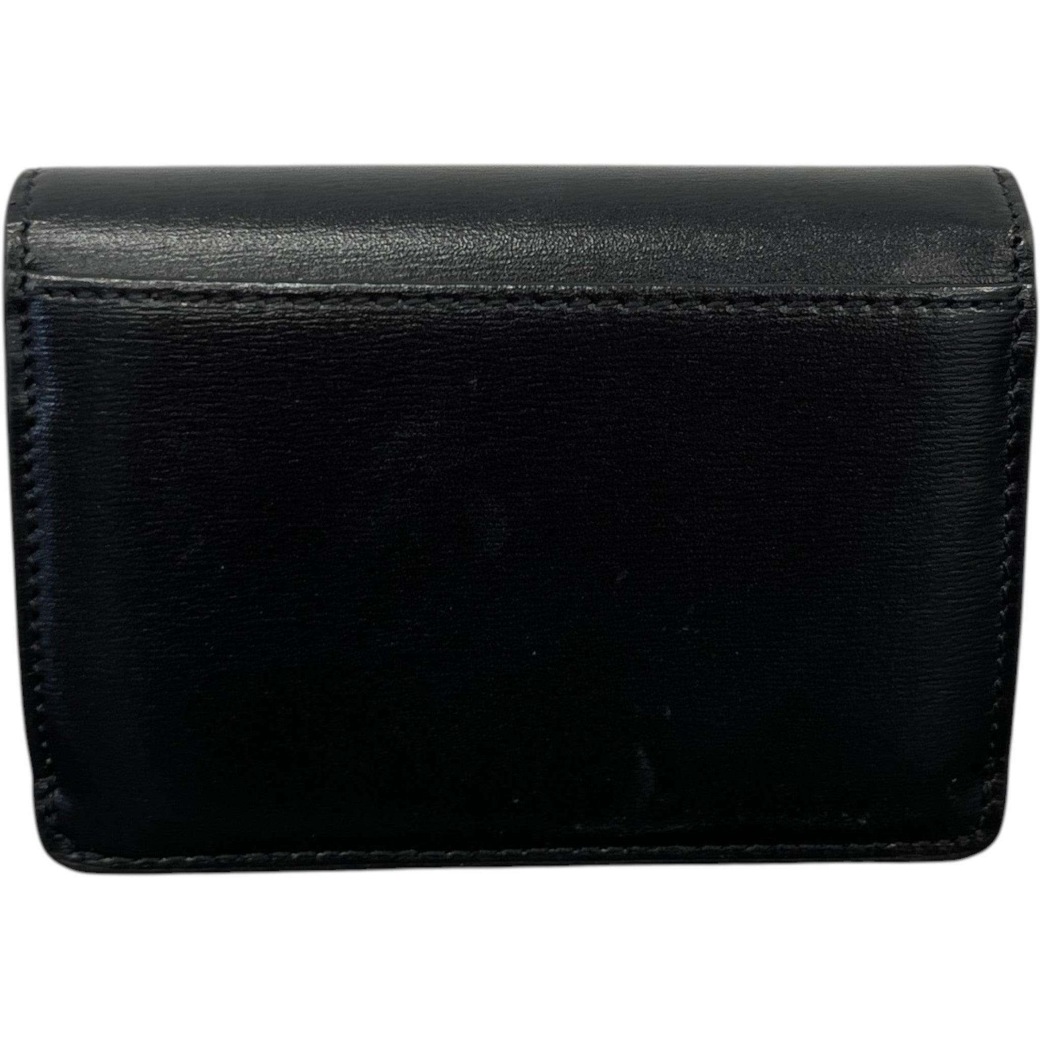 Women's Small Flap Triomphe Wallet Black