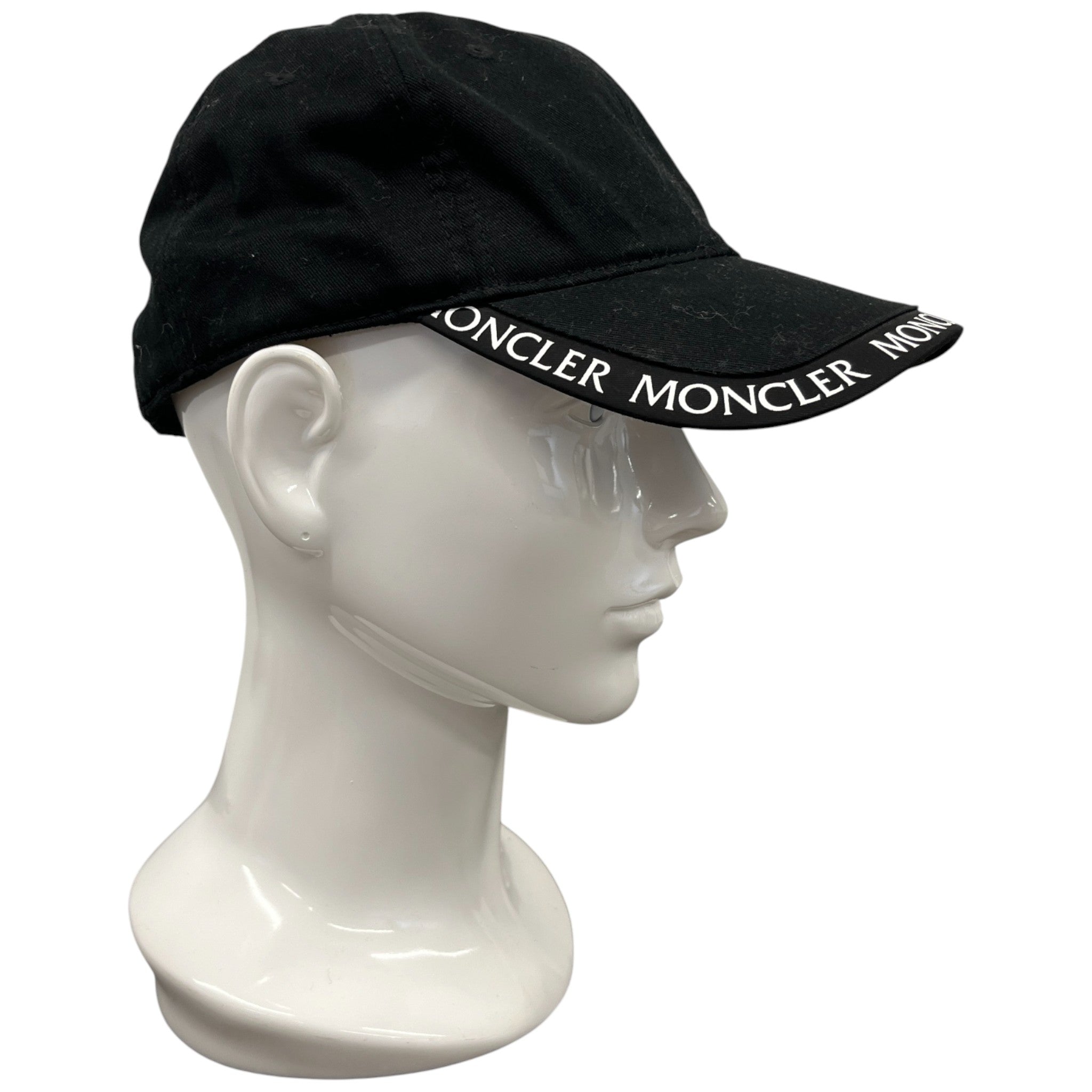 Men's Logo Print Cap Black Size L