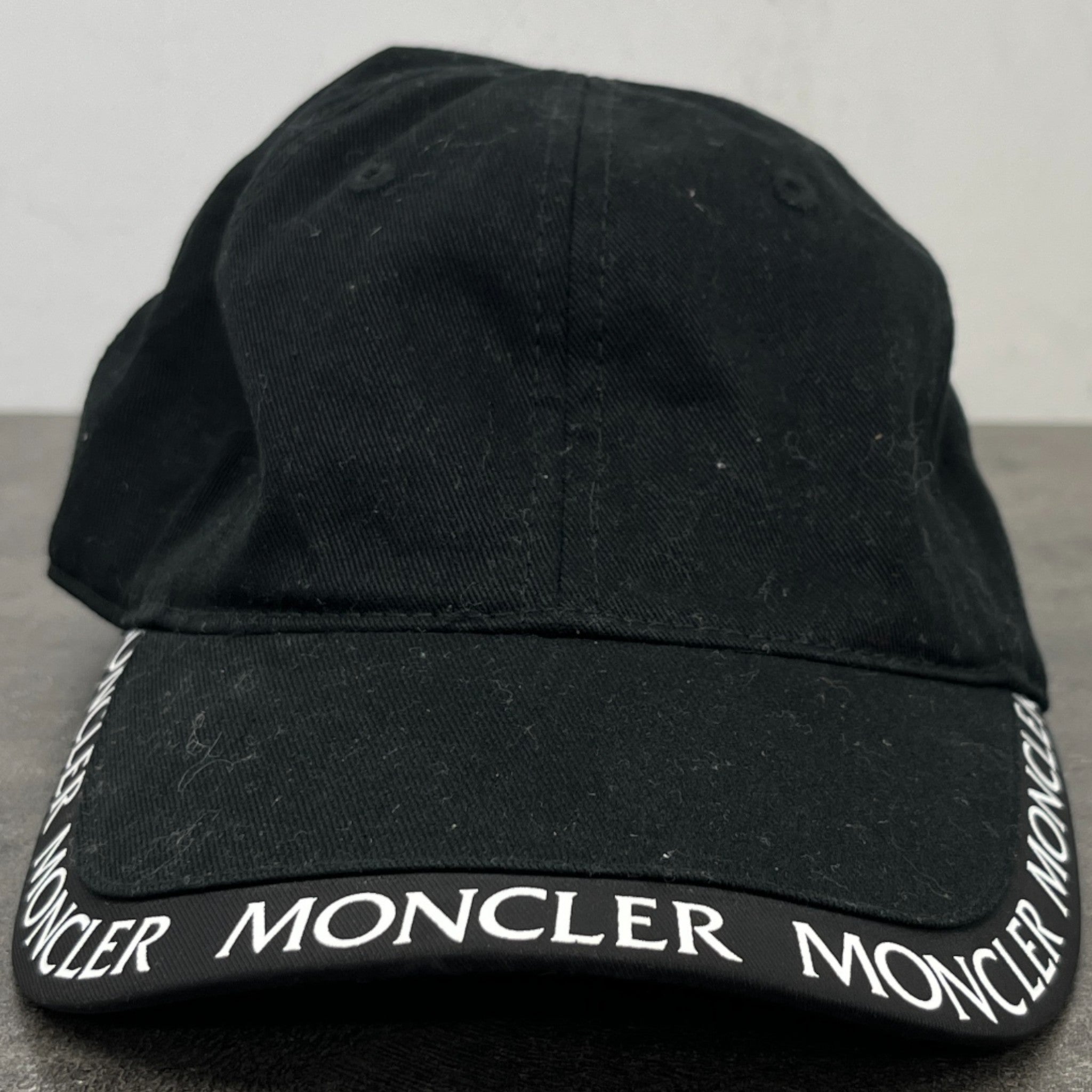 Men's Logo Print Cap Black Size L