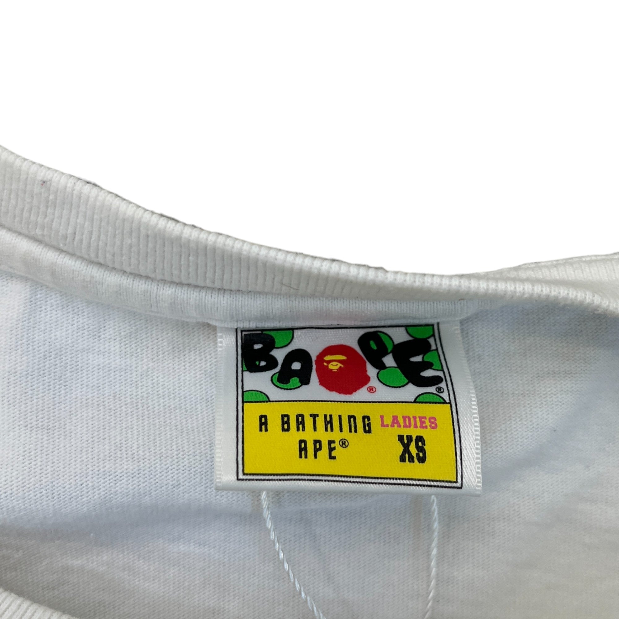 Women's Gorilla Logo Long Sleeve T-Shirt White Size XS