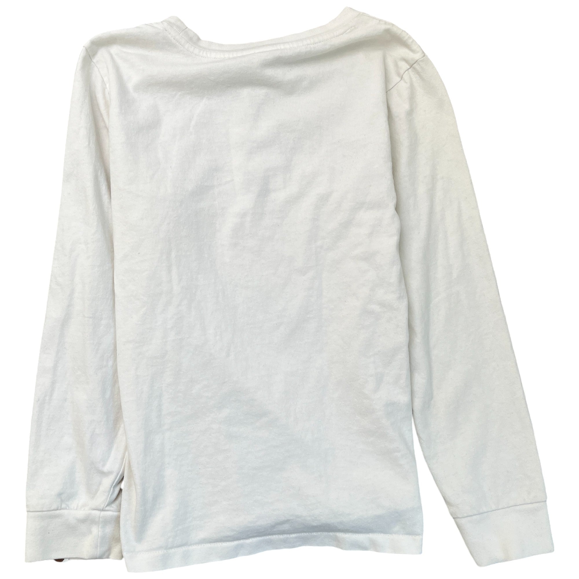 Women's Gorilla Logo Long Sleeve T-Shirt White Size XS