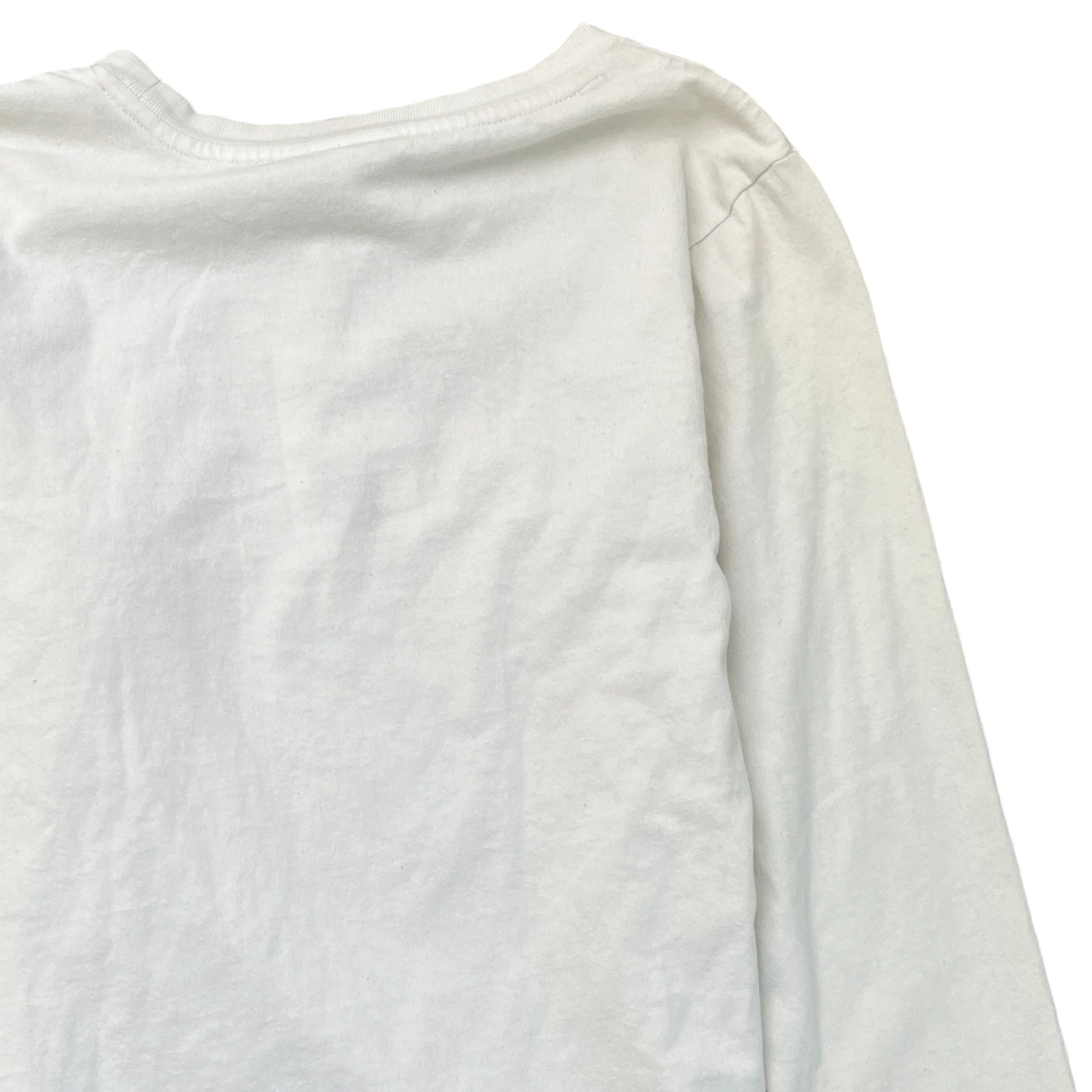 Women's Gorilla Logo Long Sleeve T-Shirt White Size XS