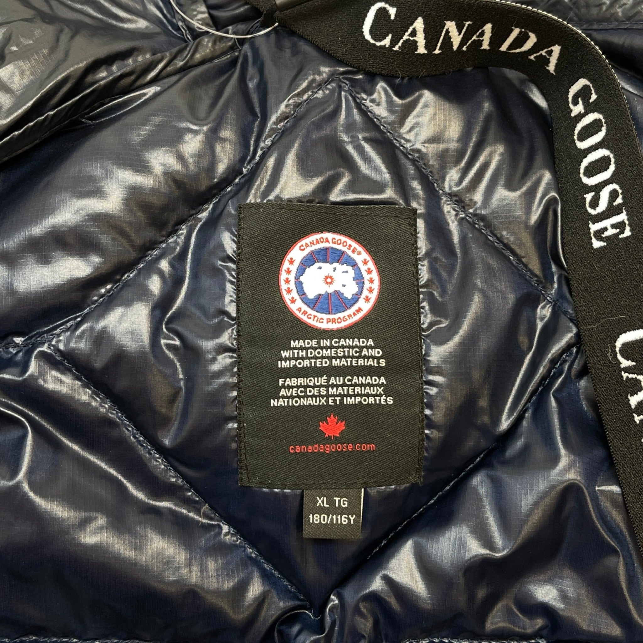 Men's Crofton Down Jacket Navy Size XL