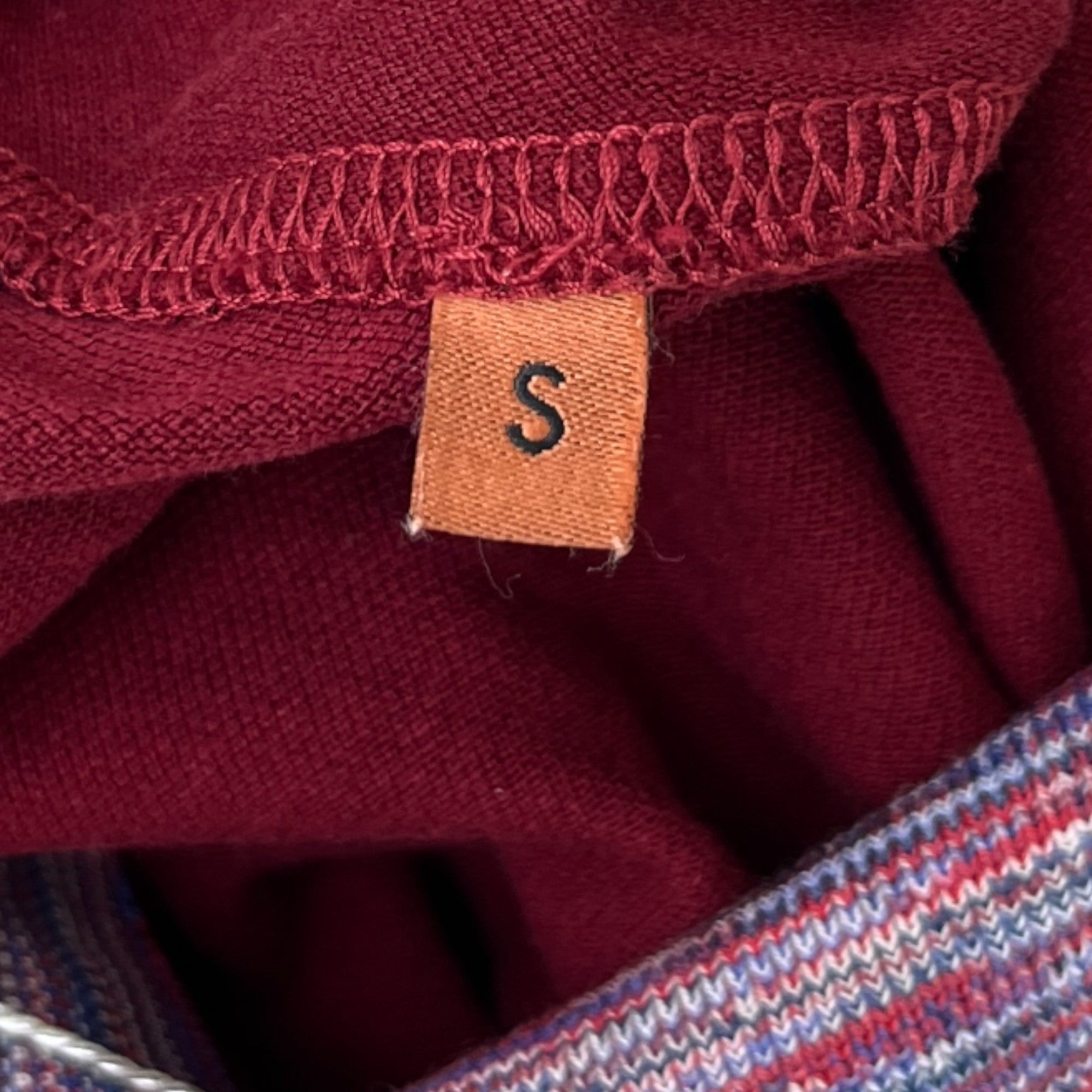 Men's Striped Block Polo Shirt Multi-Coloured Size S