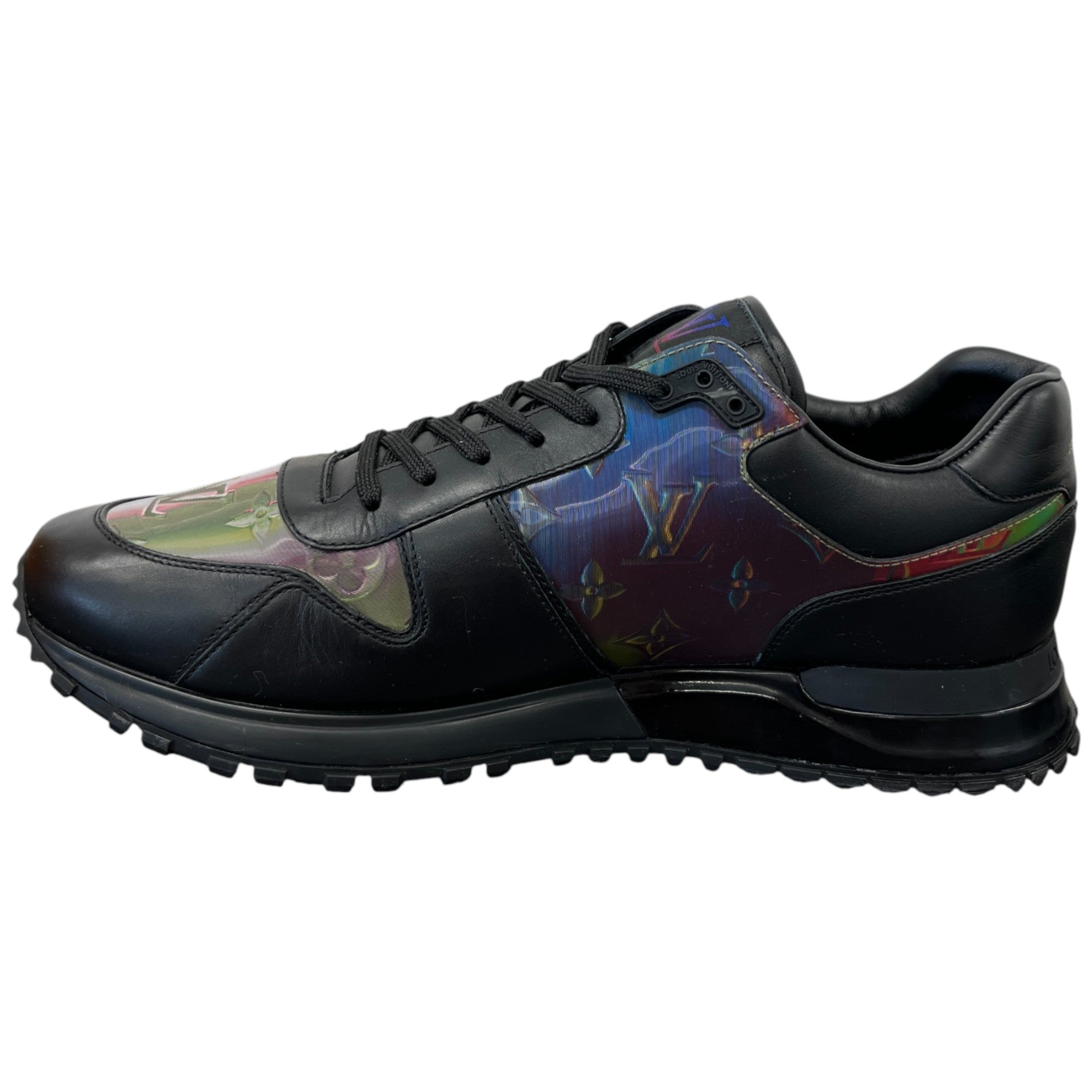 Men's Monogram Run Away Low Trainers Black Size EU 41.5 / UK 7.5