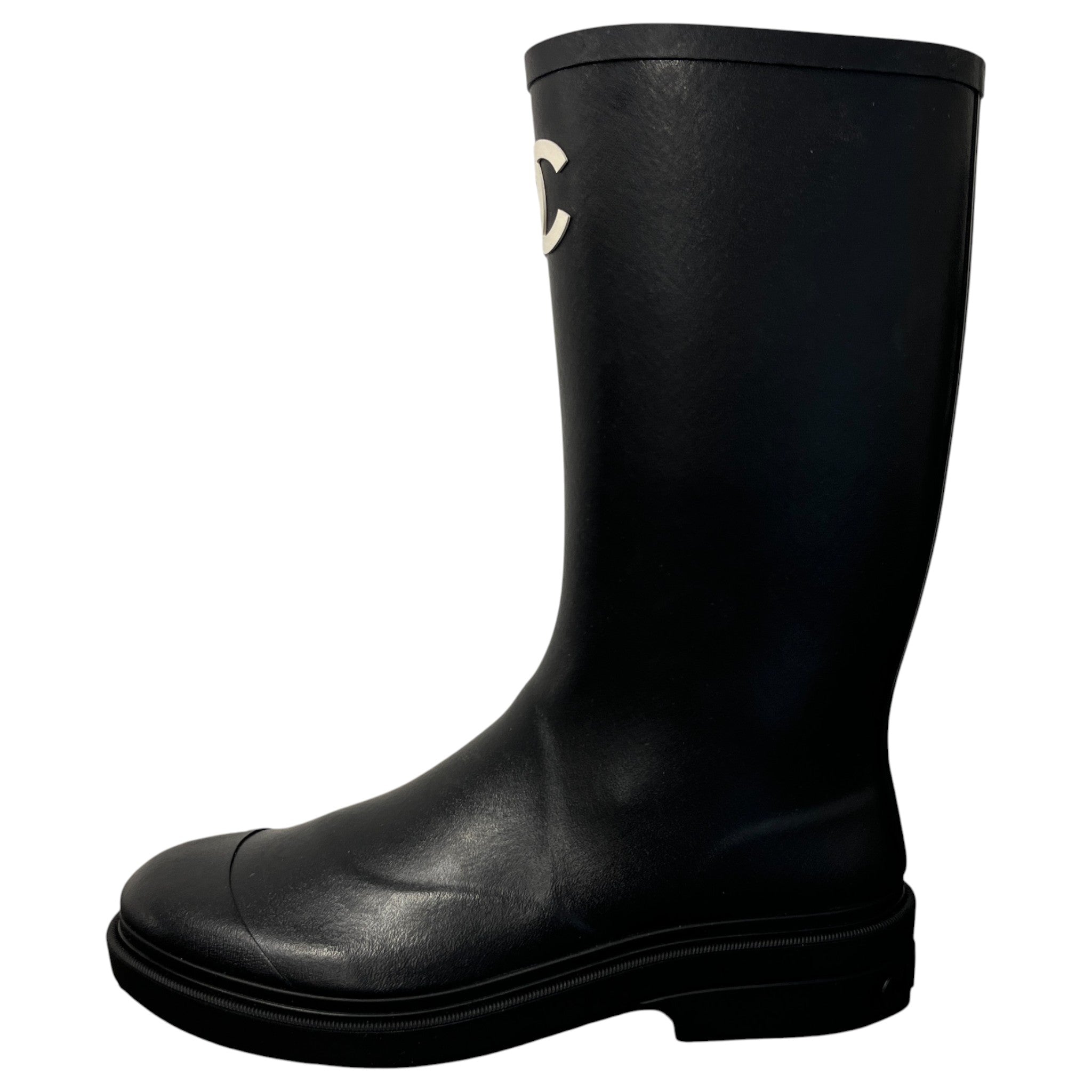 Women's Cc Logo Wellies Black Size EU 41 / UK 8