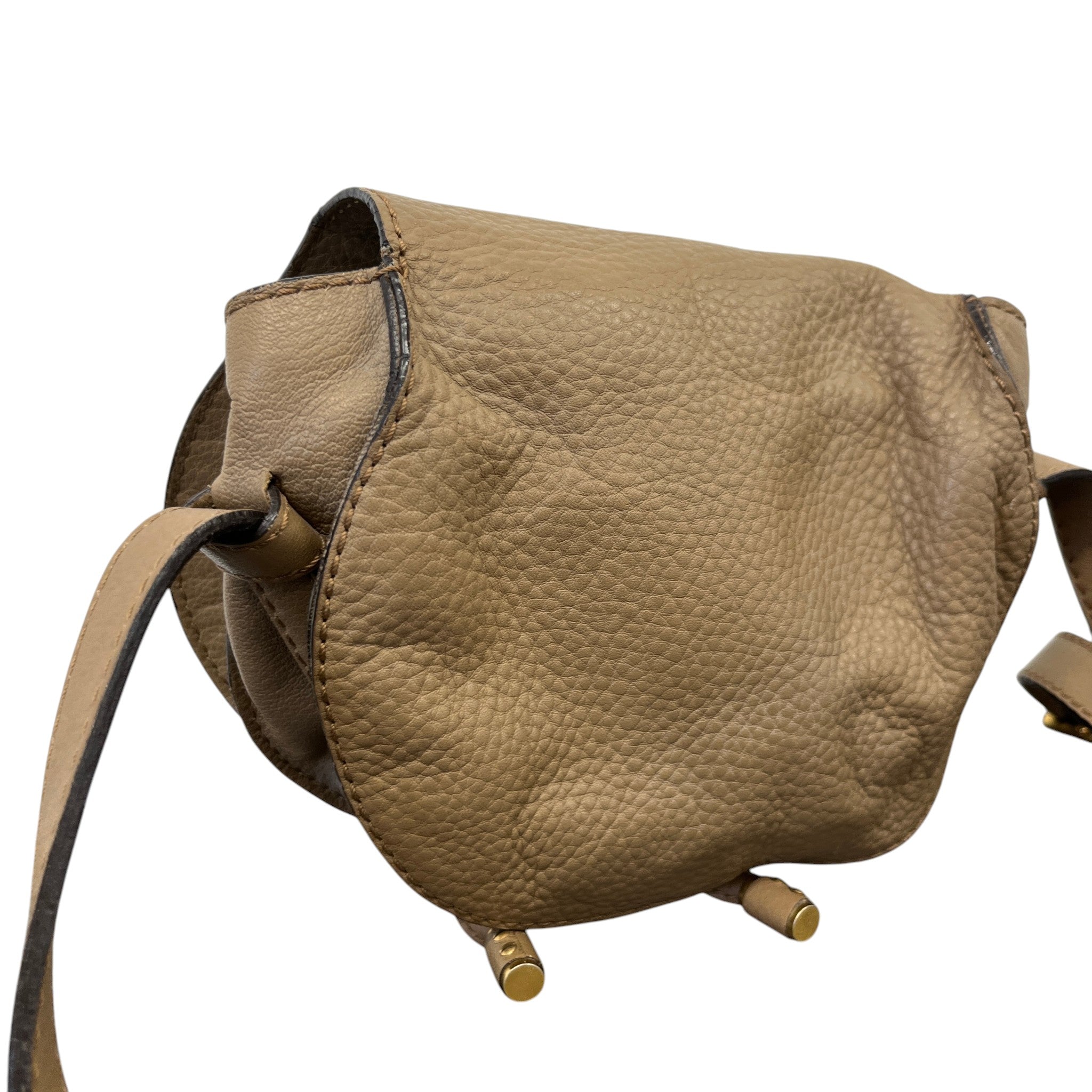 Women's Marcie Small Saddle Bag Beige