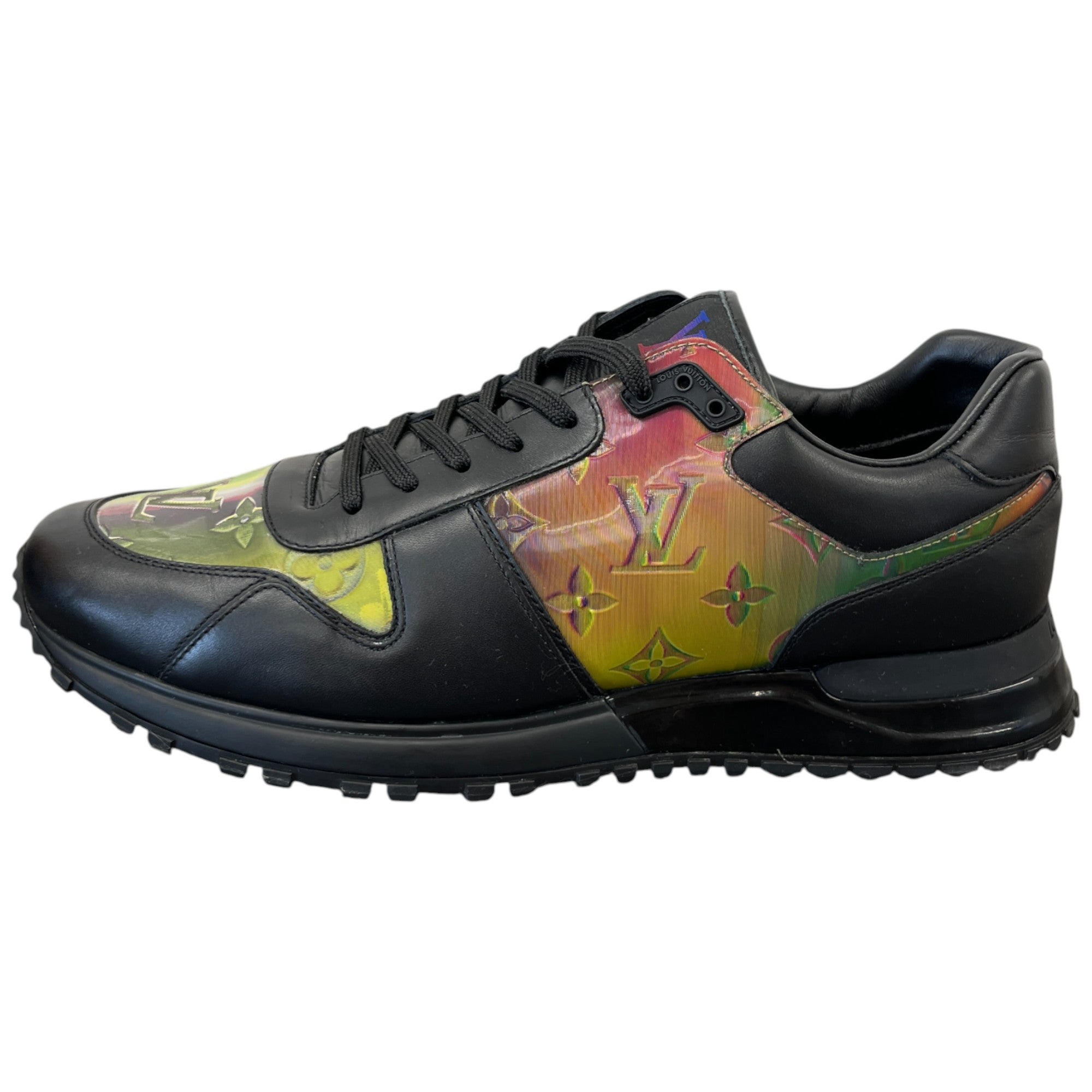 Men's Monogram Run Away Low Trainers Black Size EU 41.5 / UK 7.5
