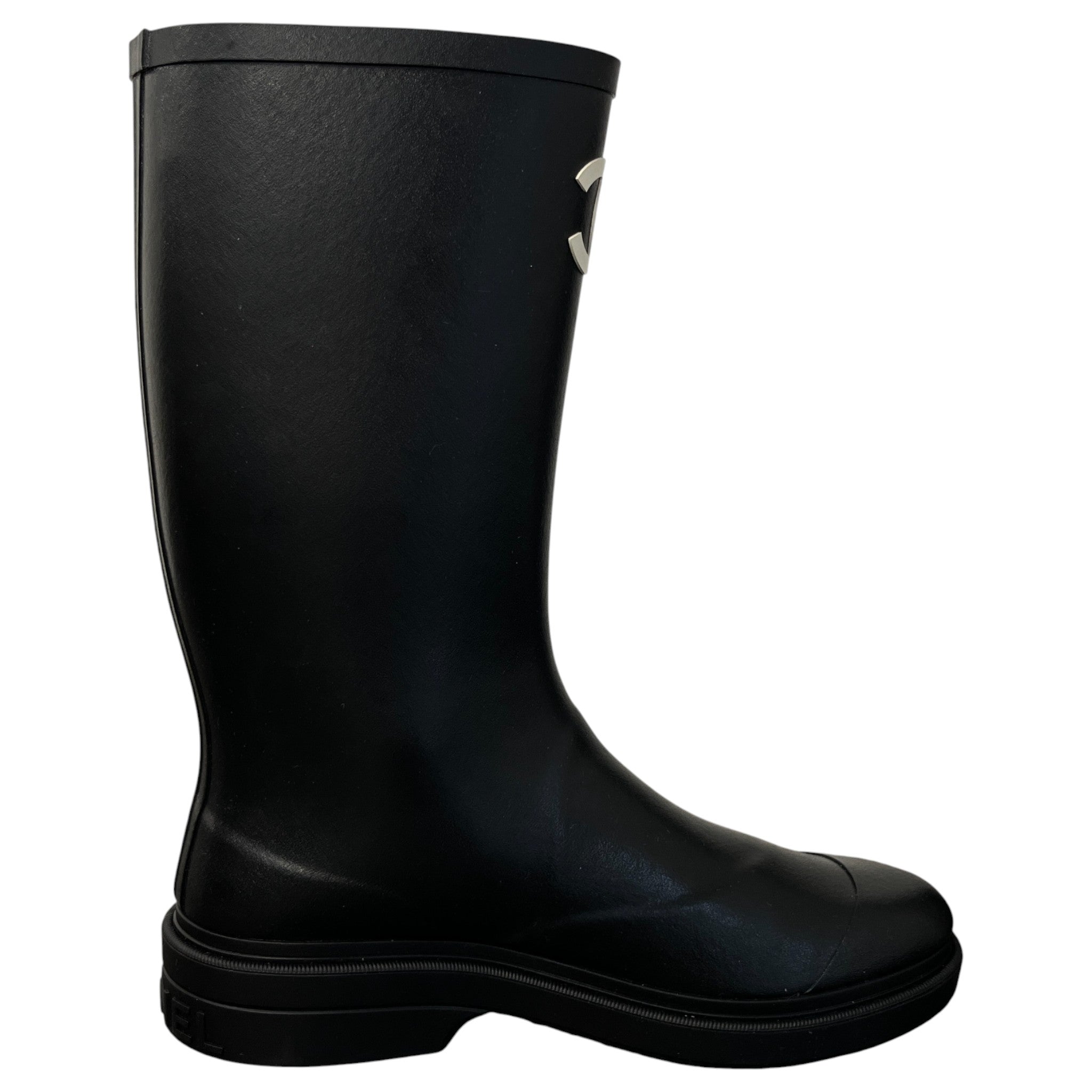 Women's Cc Logo Wellies Black Size EU 41 / UK 8