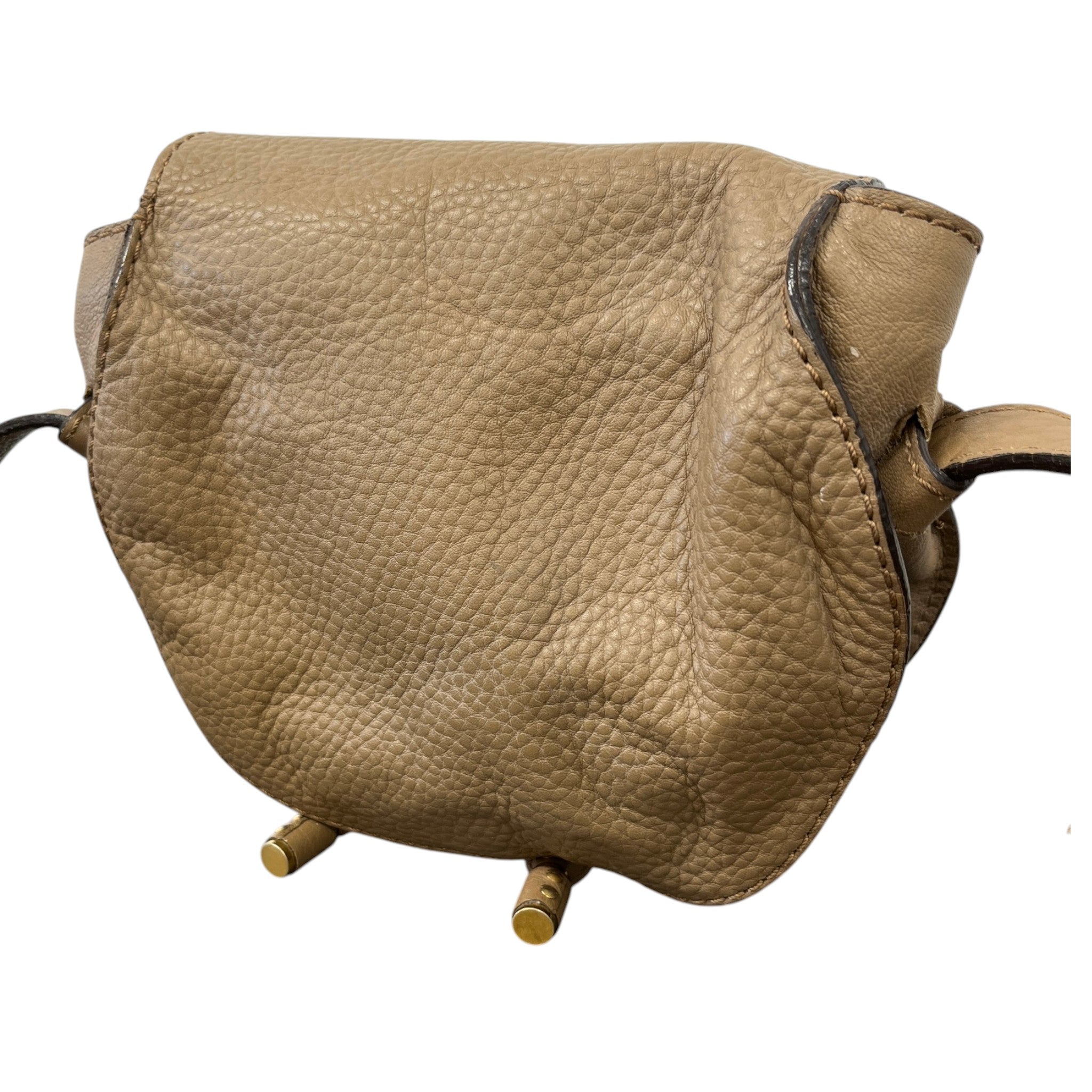 Women's Marcie Small Saddle Bag Beige