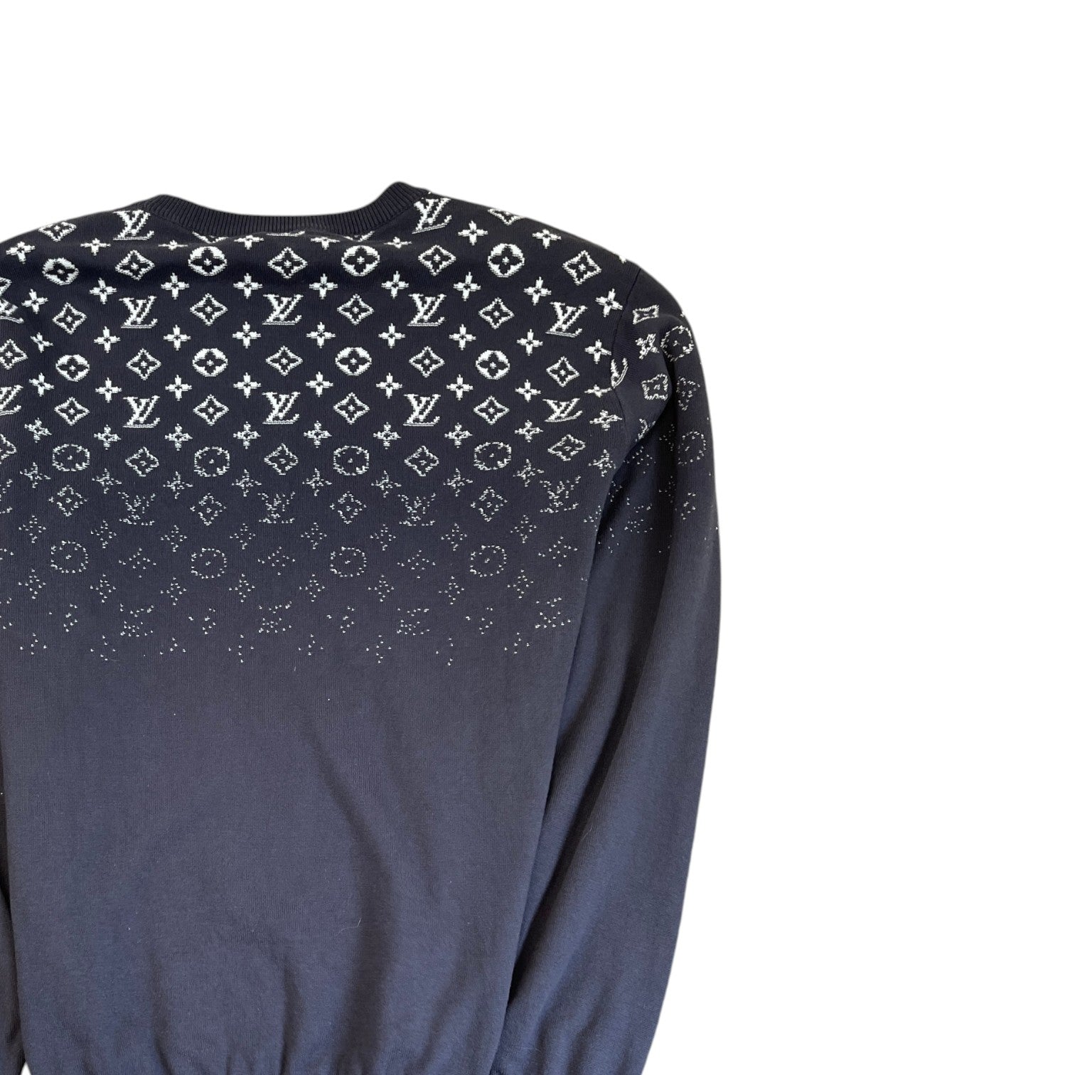 Men's Monogram Gradient Sweatshirt Charcoal Size L